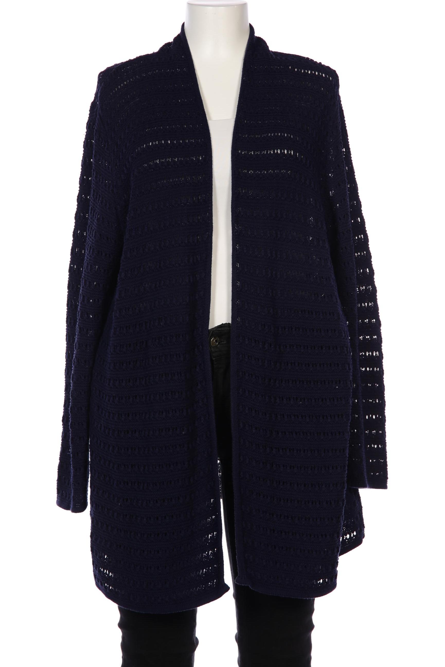 

sheego Damen Strickjacke, marineblau, Gr. 48