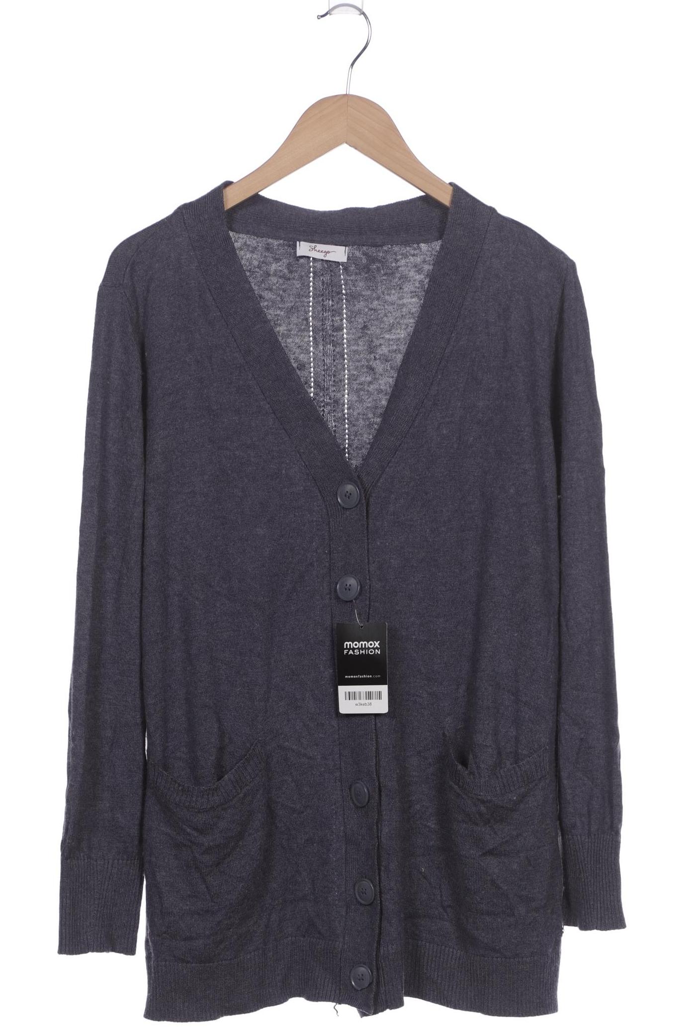 

sheego Damen Strickjacke, marineblau, Gr. 48