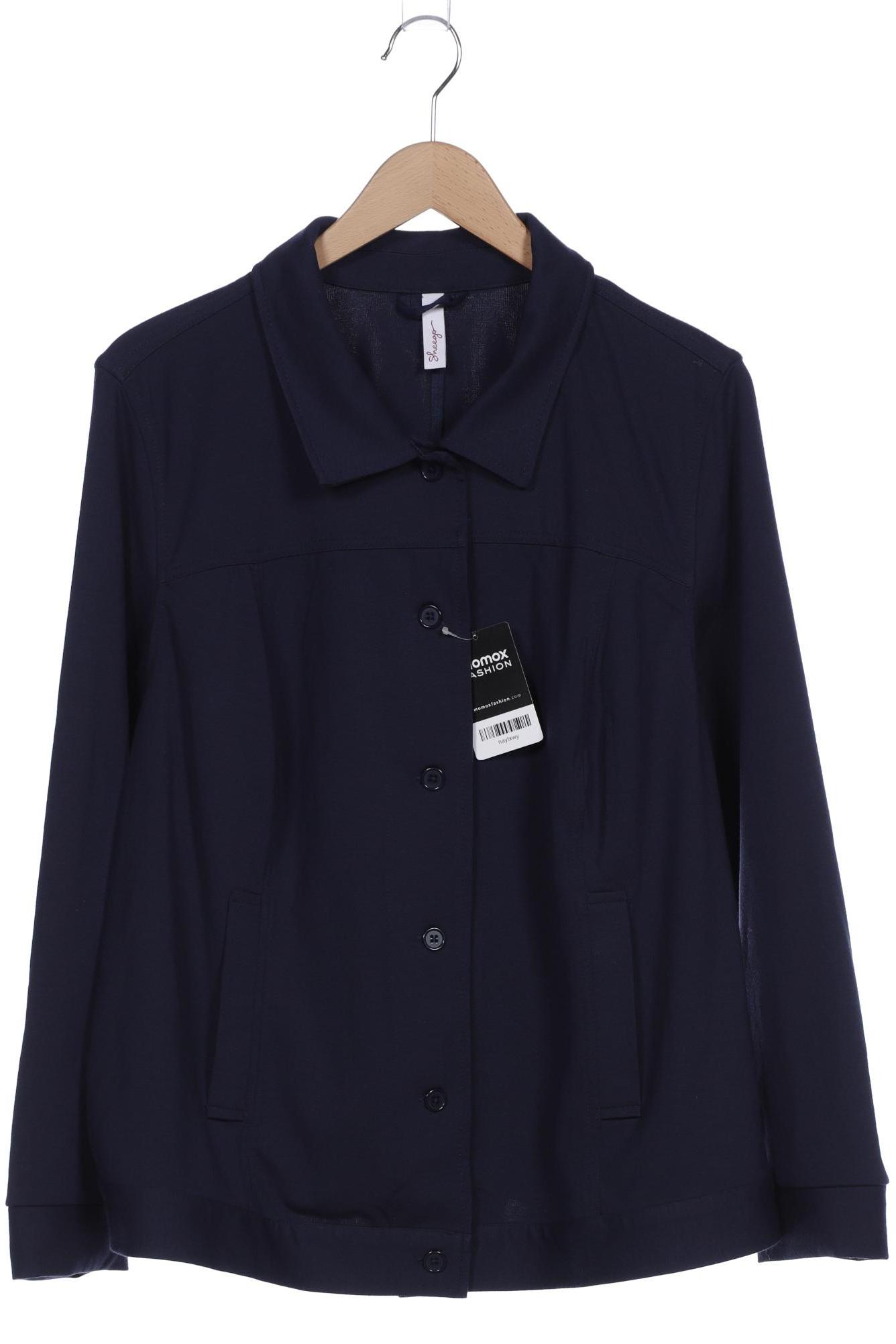 

sheego Damen Strickjacke, marineblau