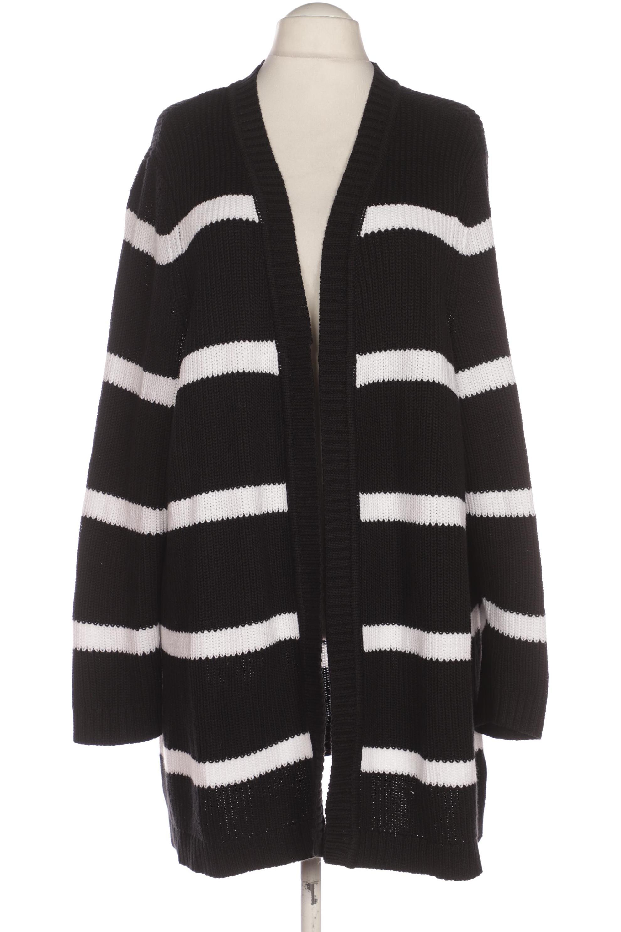 

sheego Damen Strickjacke, schwarz, Gr. 56