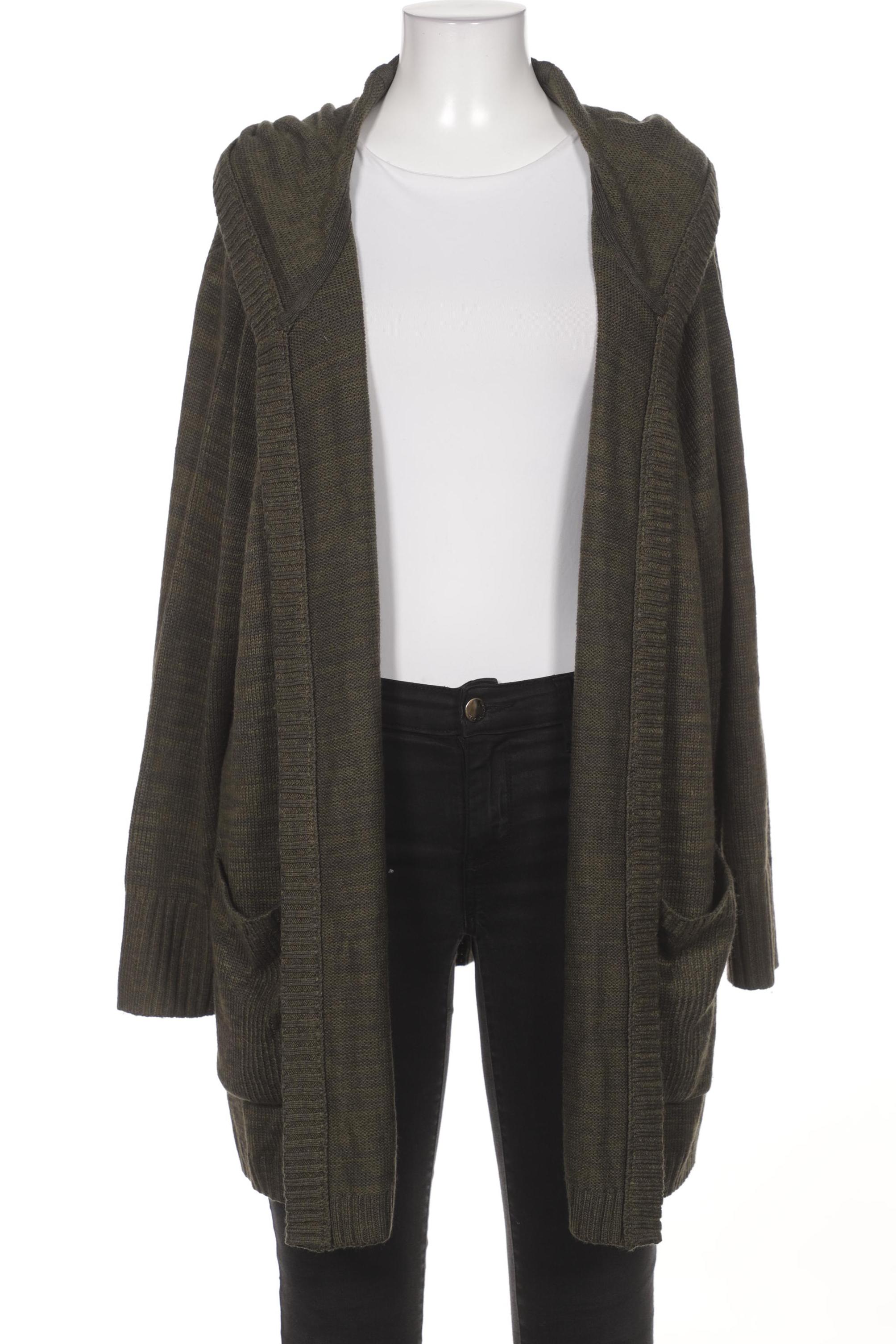 

sheego Damen Strickjacke, grün, Gr. 52