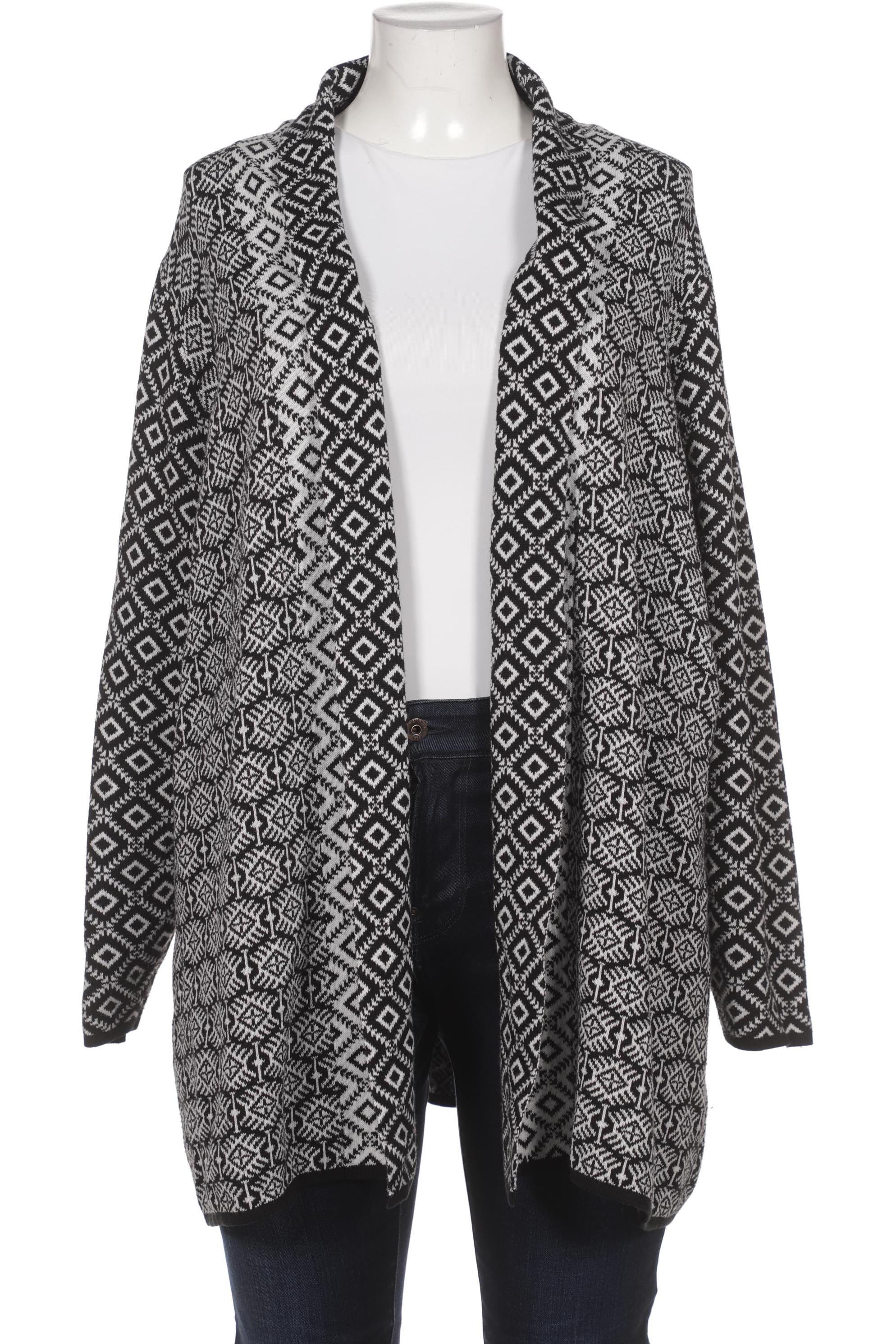 

sheego Damen Strickjacke, schwarz