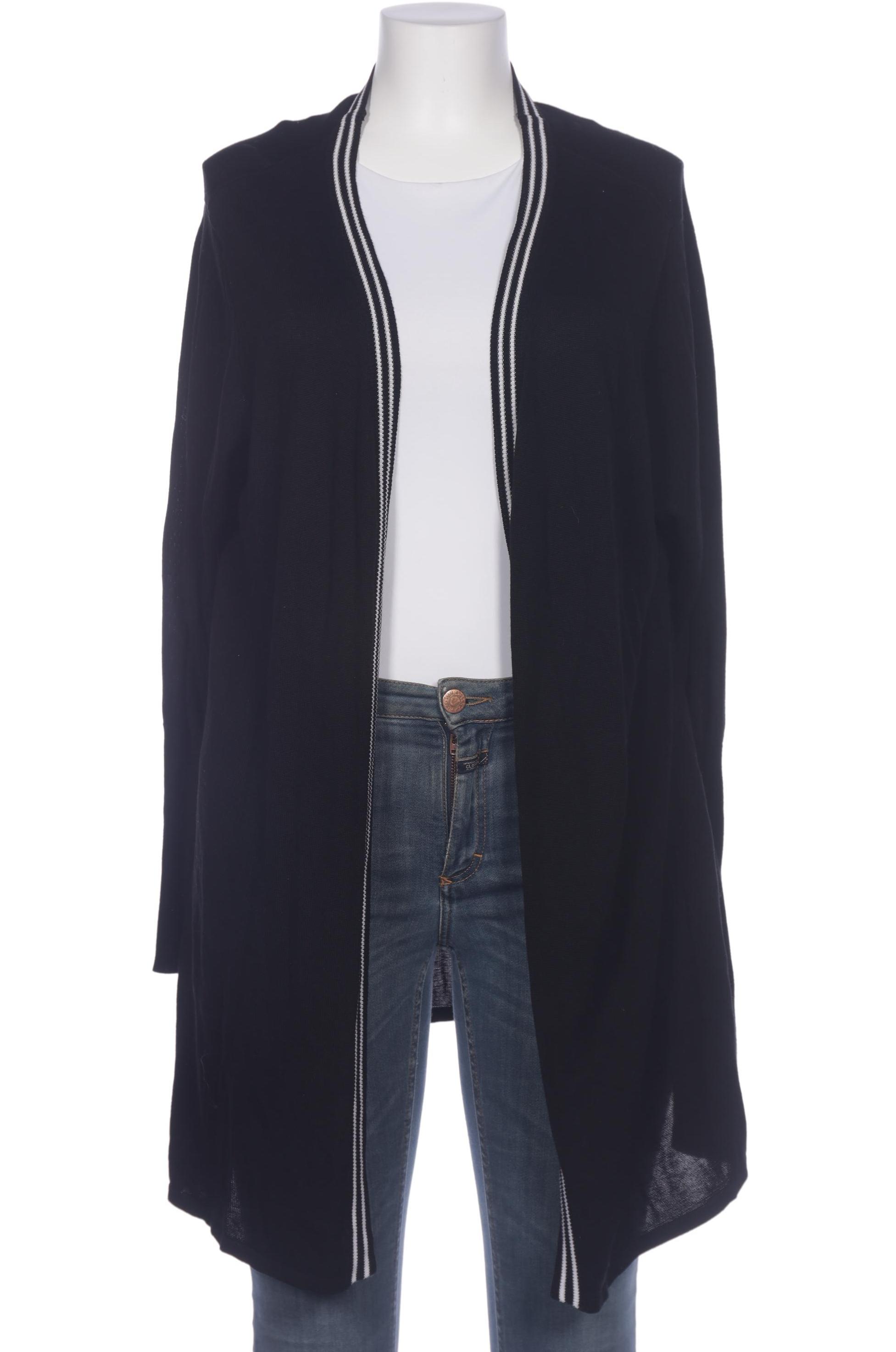 

sheego Damen Strickjacke, schwarz, Gr. 48