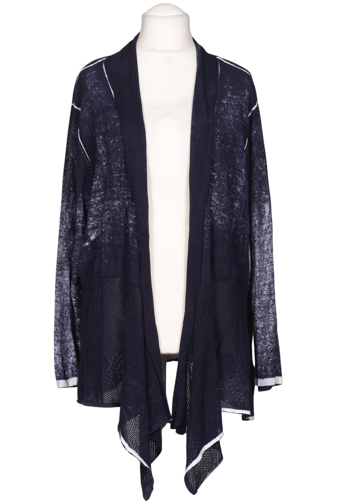 

sheego Damen Strickjacke, marineblau, Gr. 52