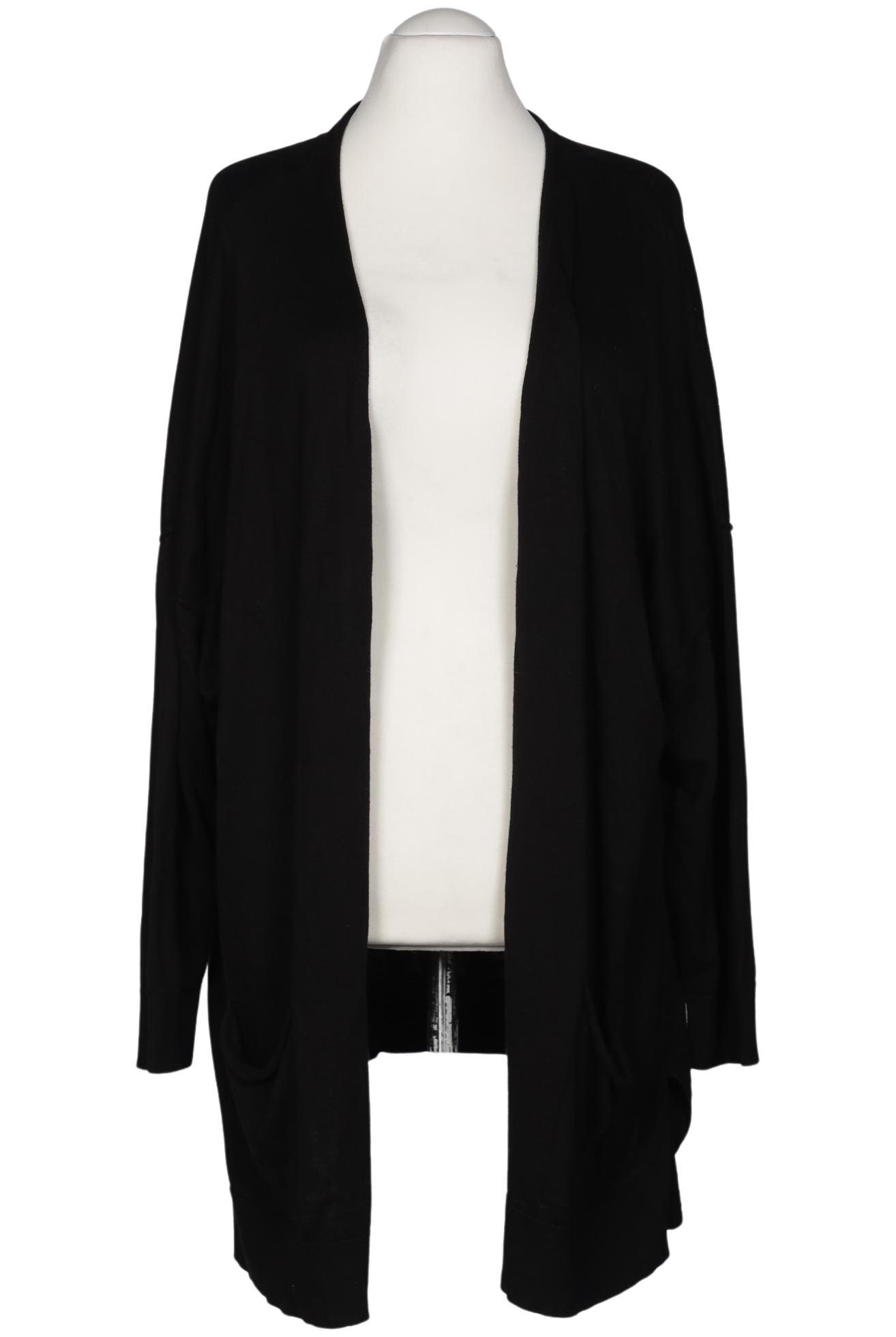 

sheego Damen Strickjacke, schwarz, Gr. 56