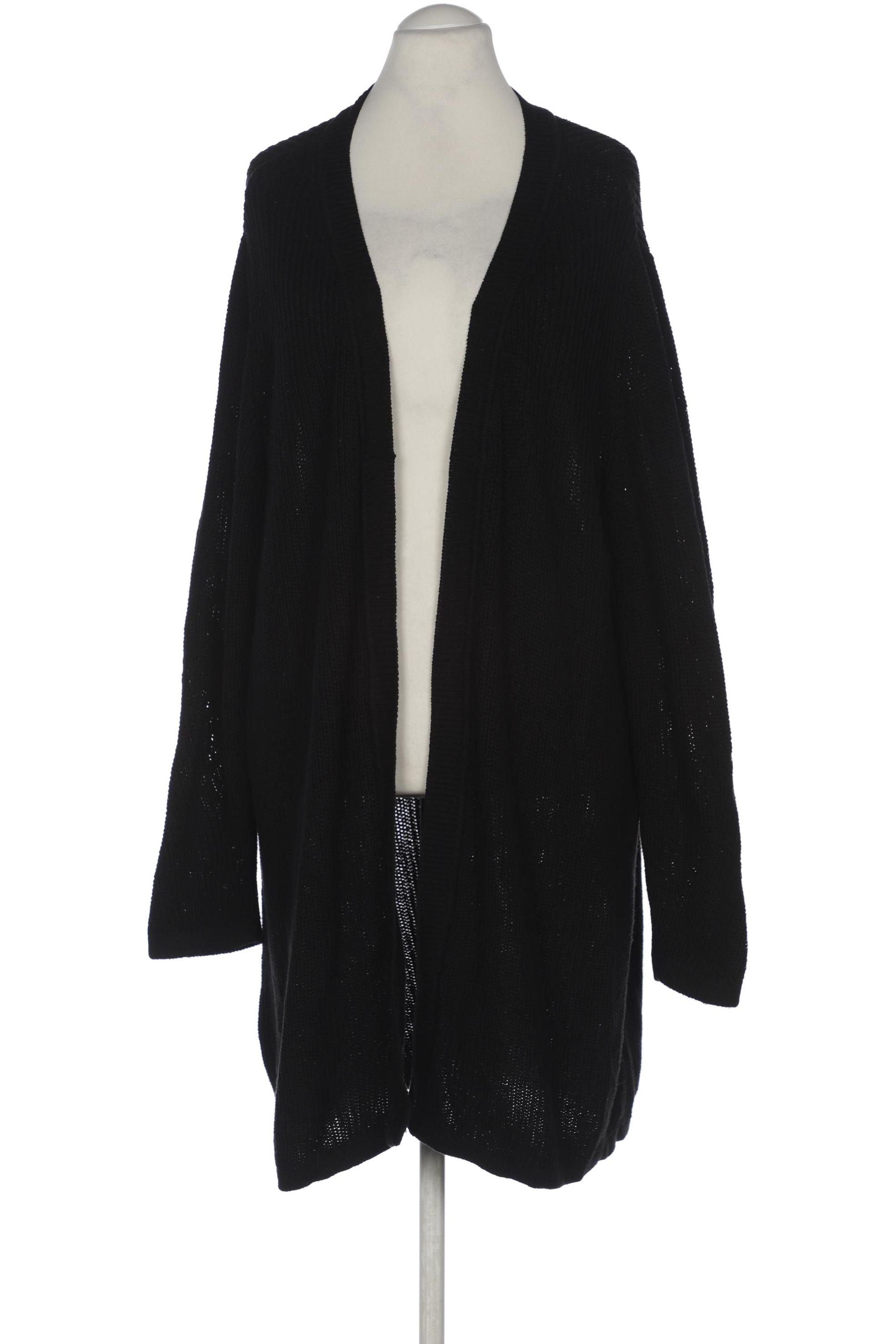 

sheego Damen Strickjacke, schwarz, Gr. 52