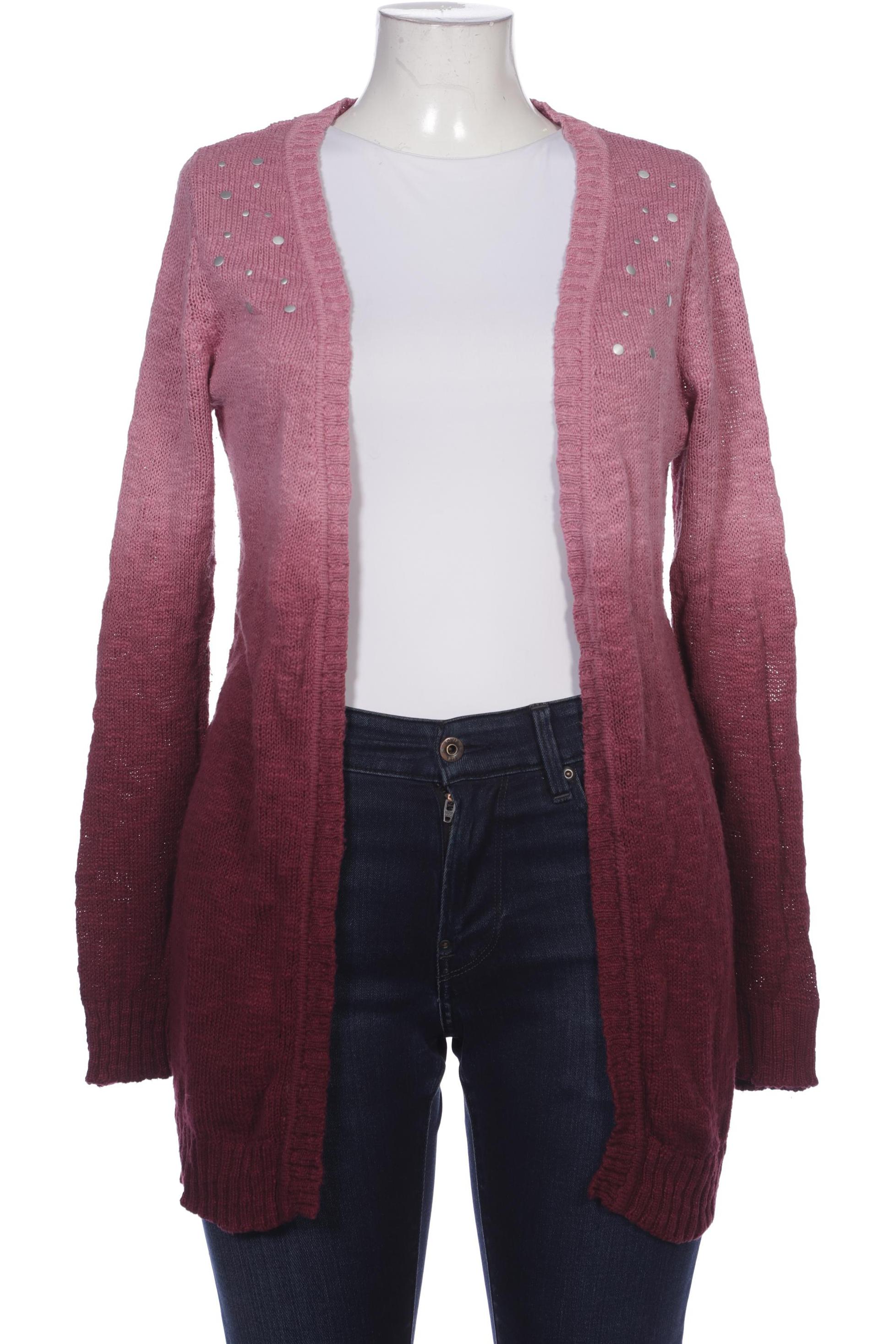 

sheego Damen Strickjacke, pink, Gr. 40