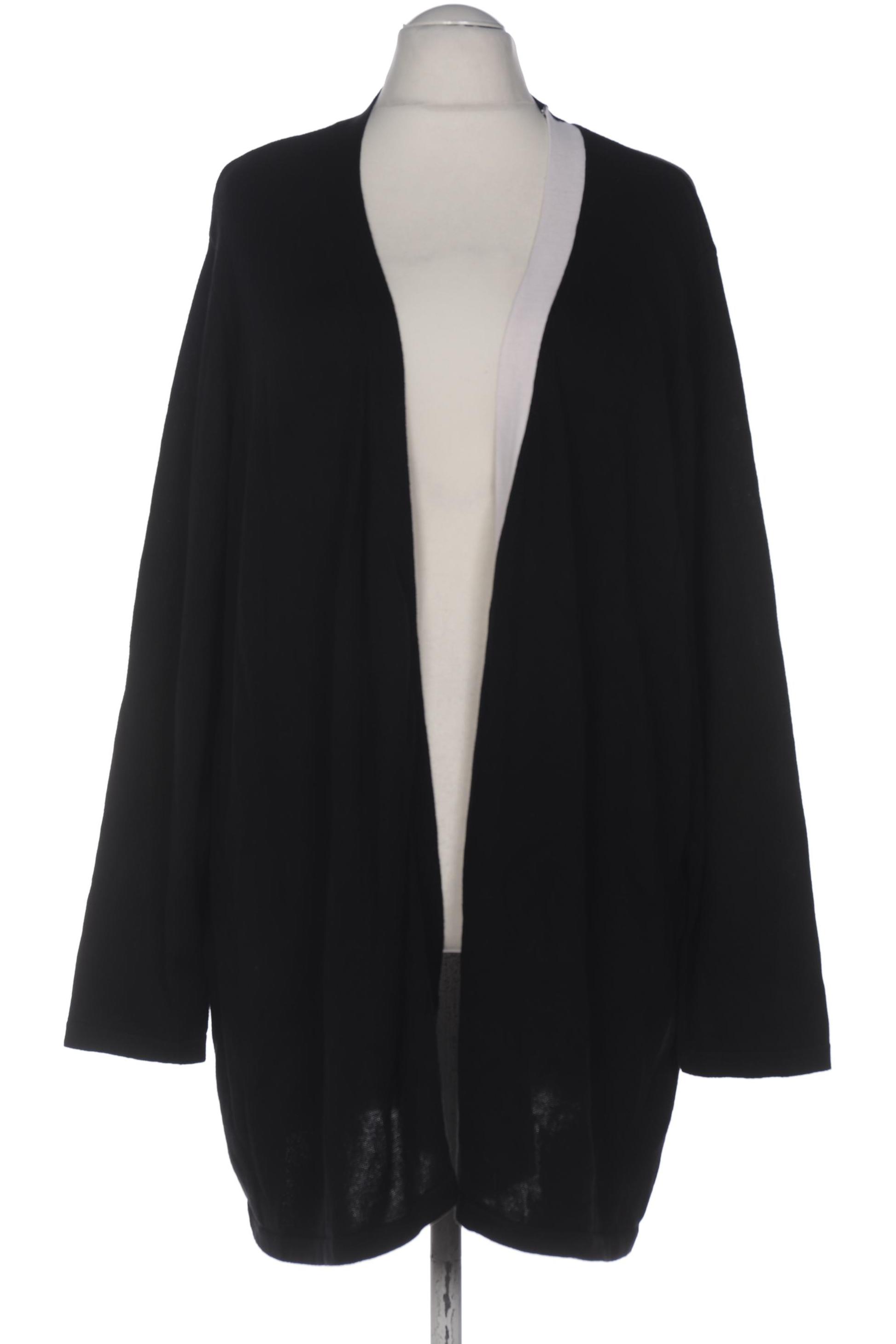 

sheego Damen Strickjacke, schwarz