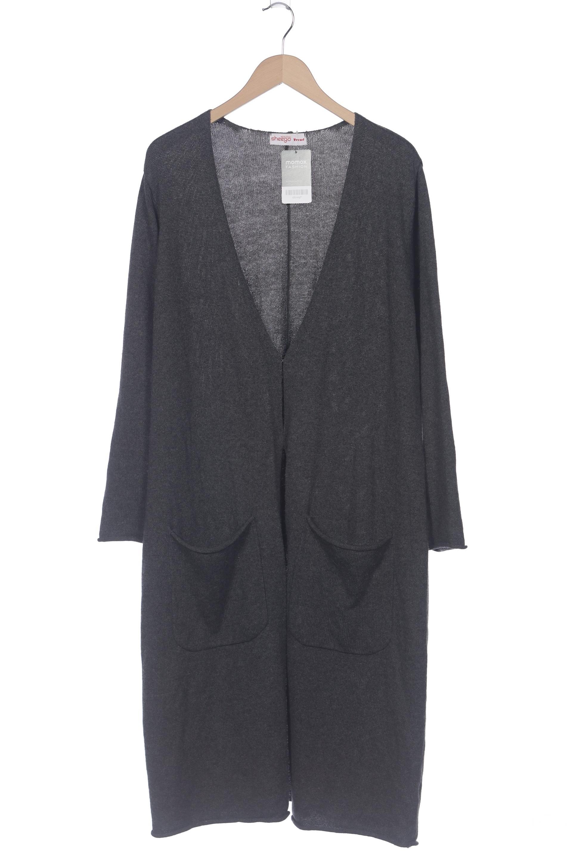 

sheego Damen Strickjacke, grau, Gr. 44