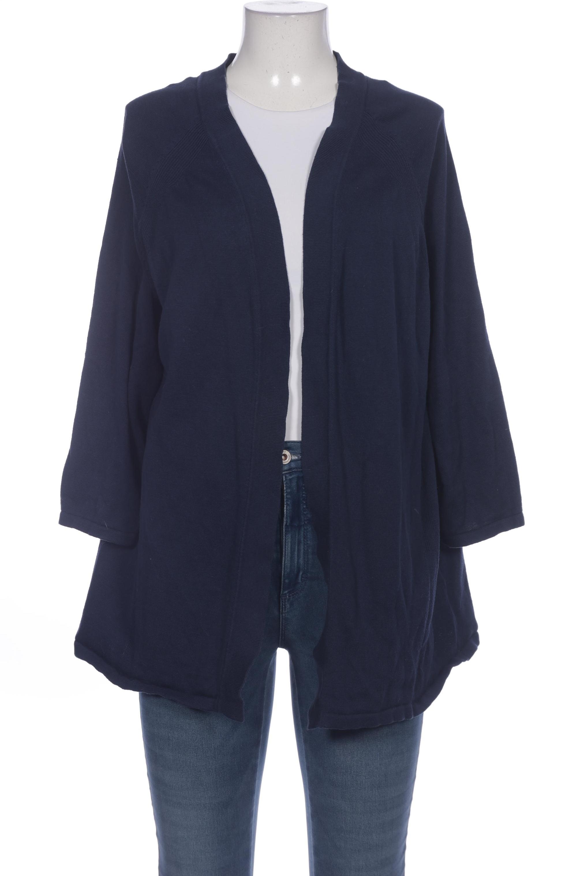 

sheego Damen Strickjacke, marineblau, Gr. 48