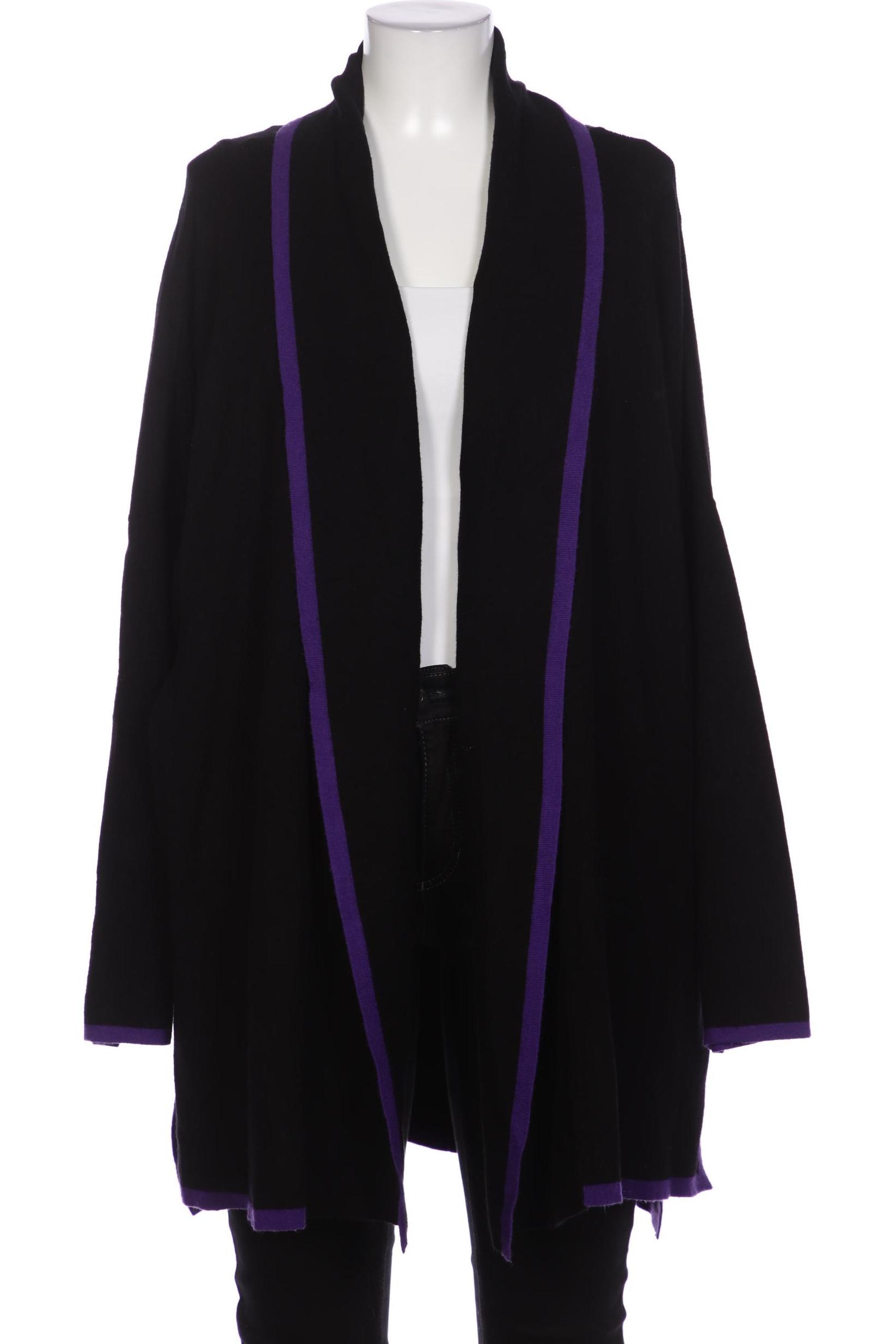 

sheego Damen Strickjacke, schwarz, Gr. 52