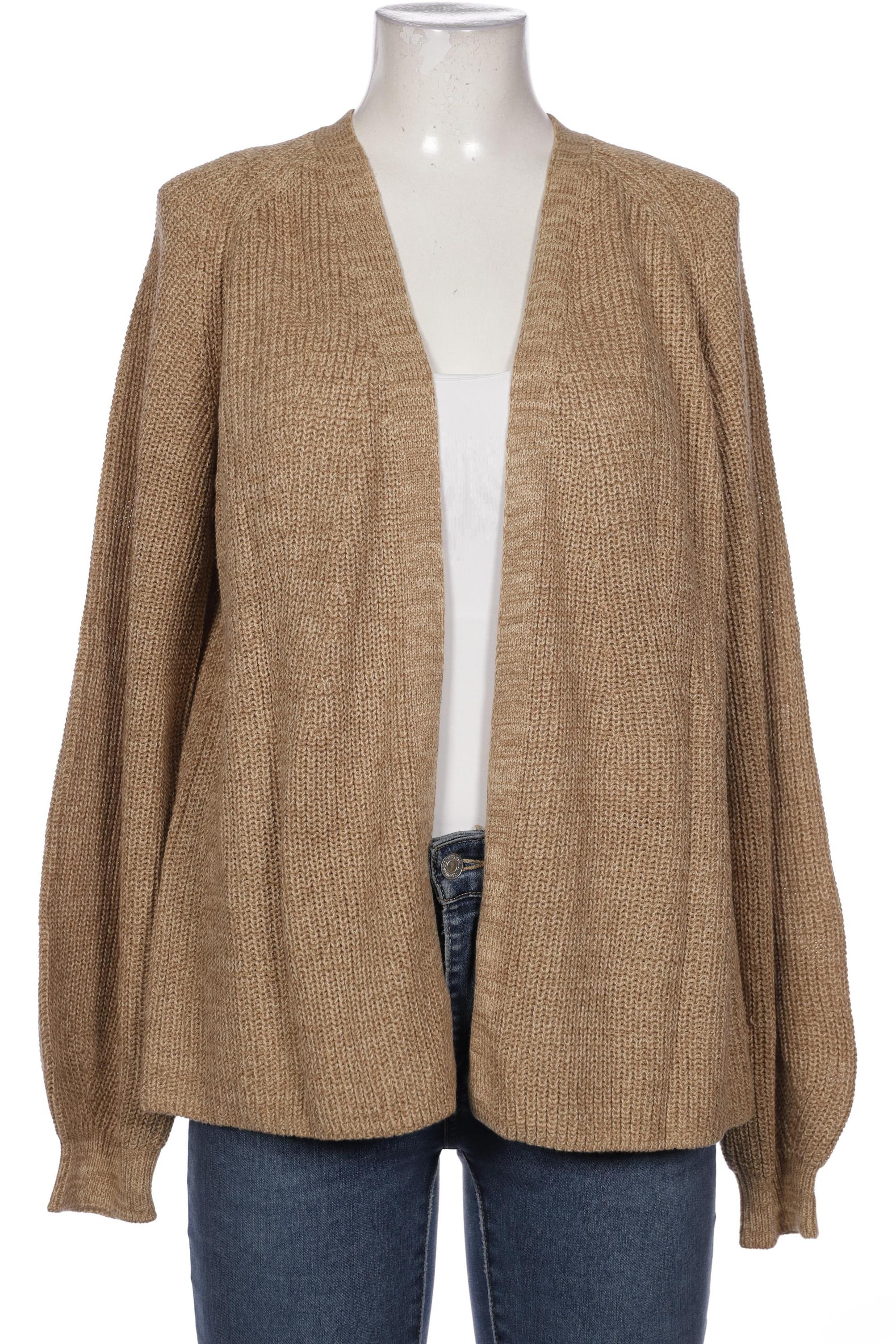 

sheego Damen Strickjacke, beige, Gr. 40