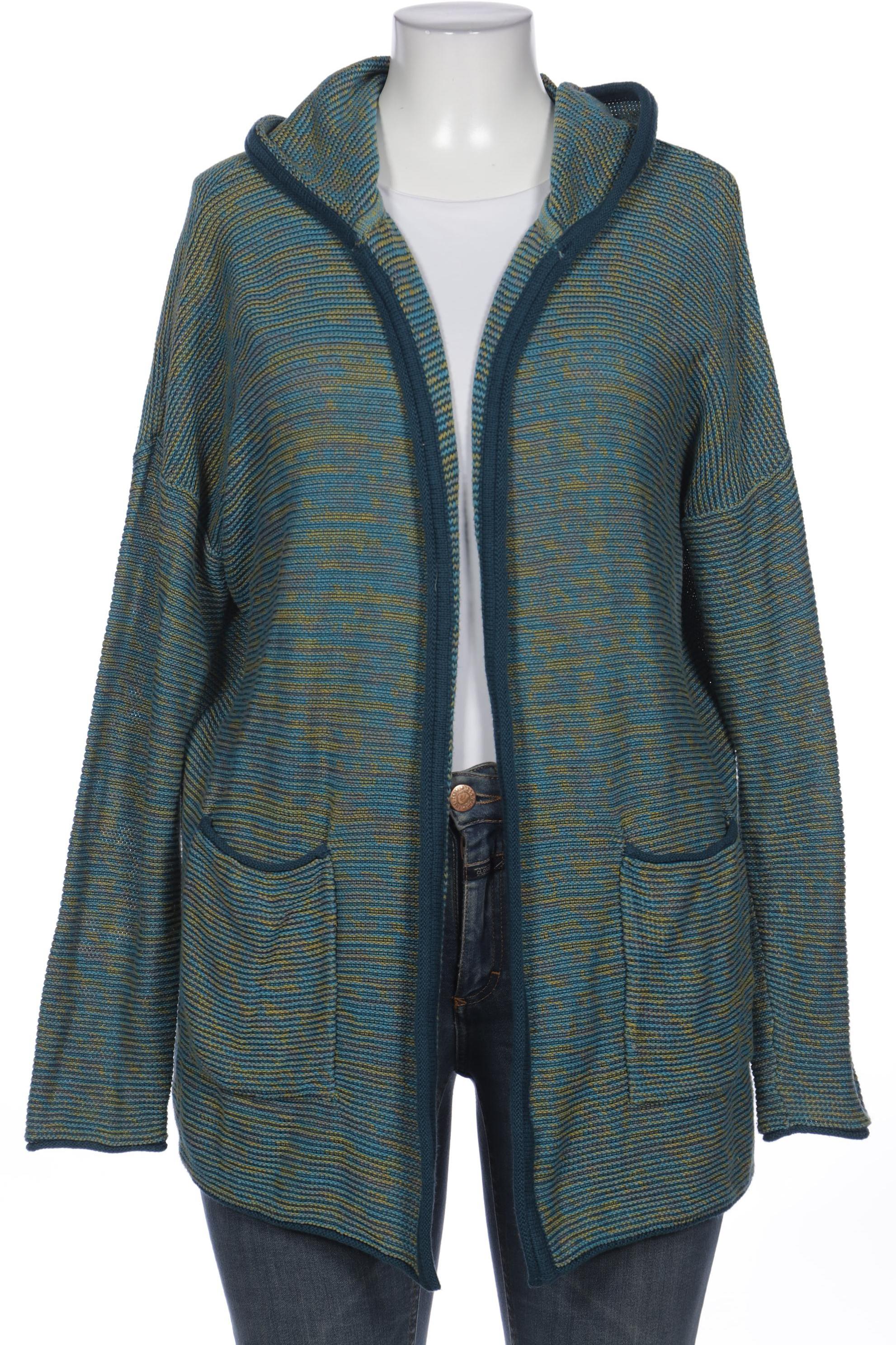

sheego Damen Strickjacke, türkis