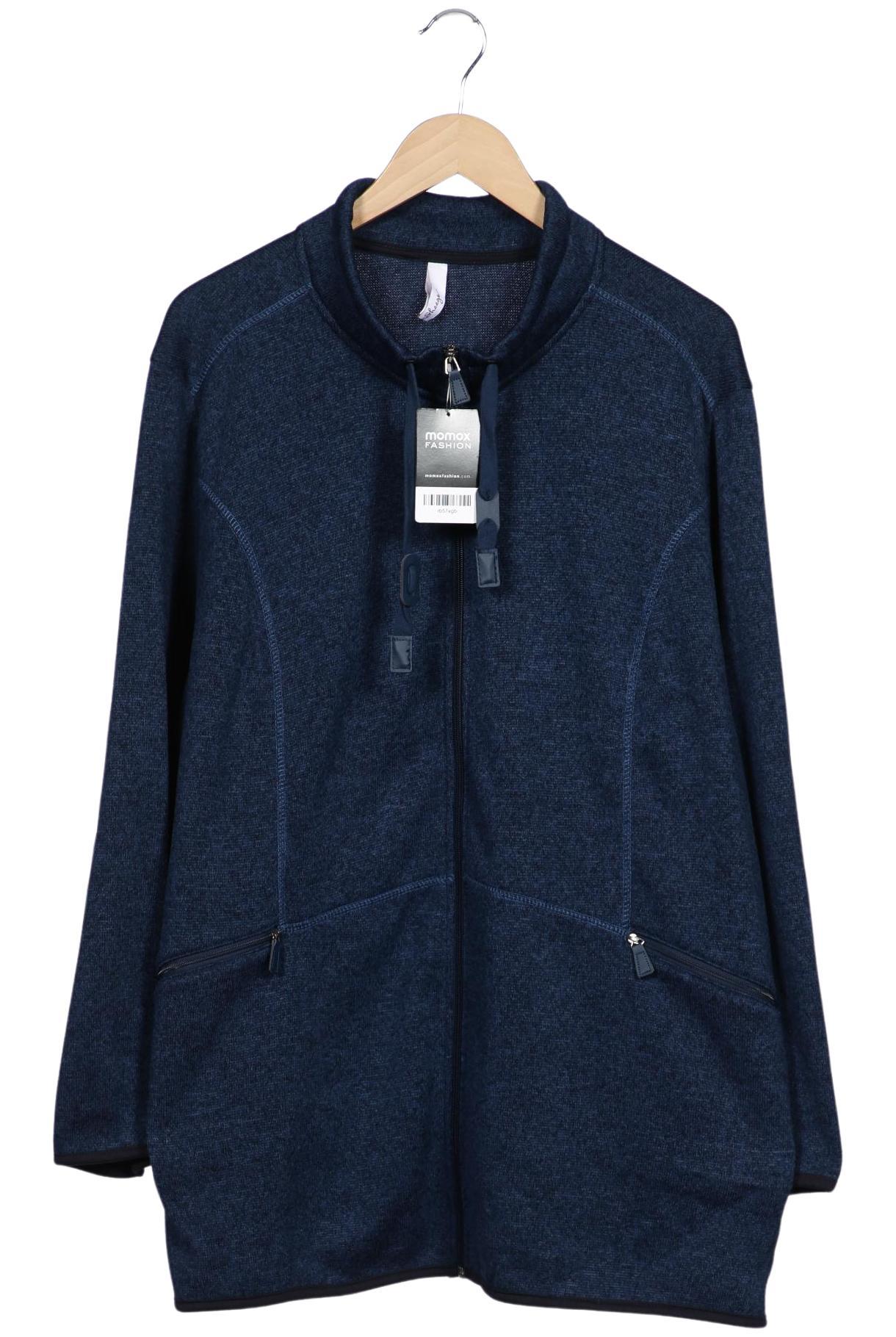 

sheego Damen Strickjacke, marineblau, Gr. 52