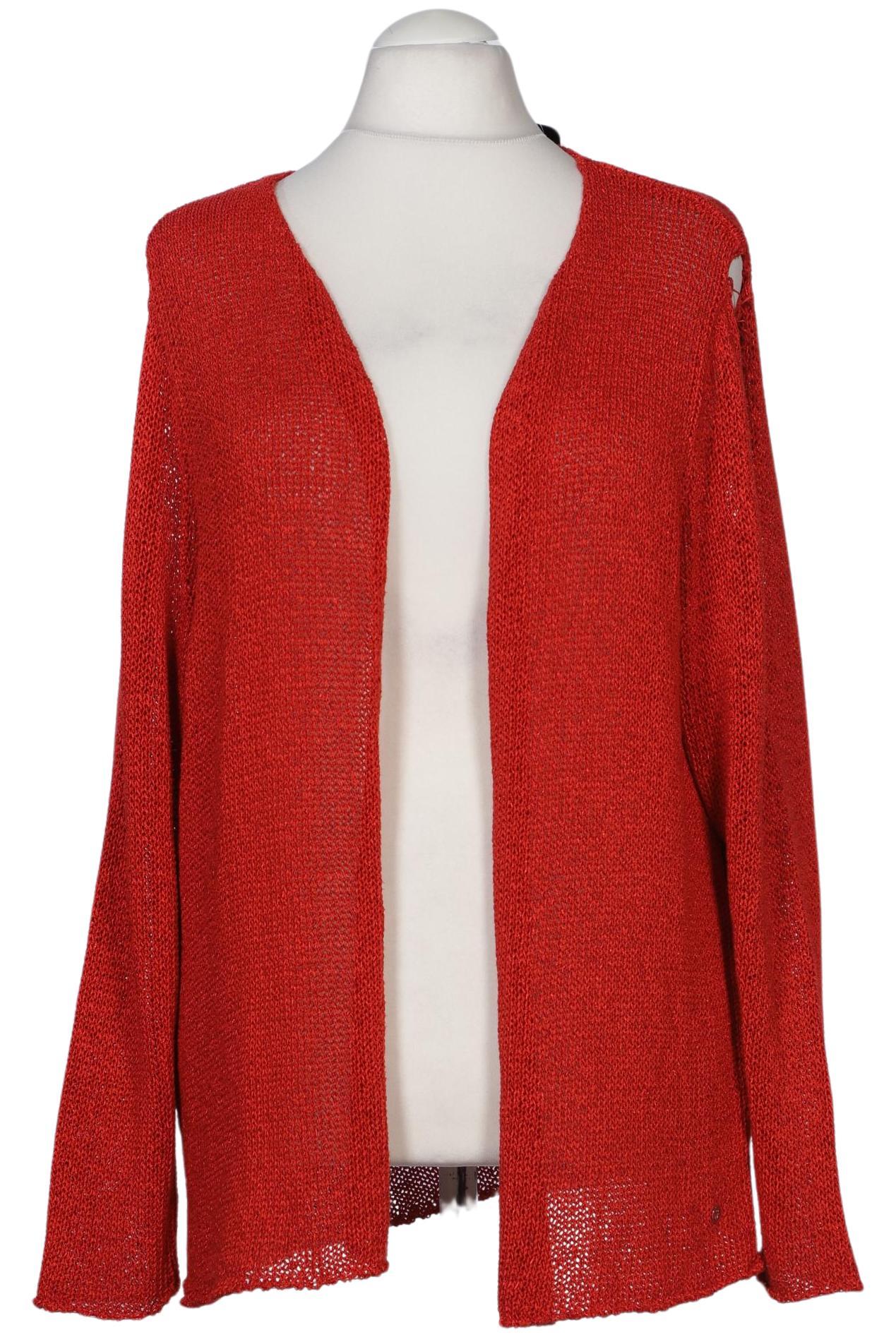 

sheego Damen Strickjacke, rot, Gr. 44