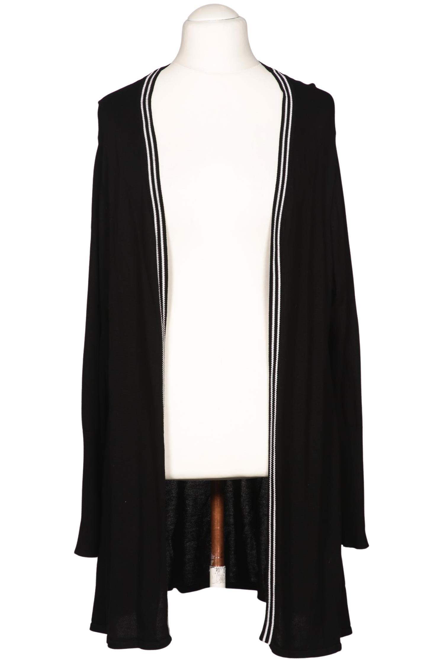 

sheego Damen Strickjacke, schwarz, Gr. 44