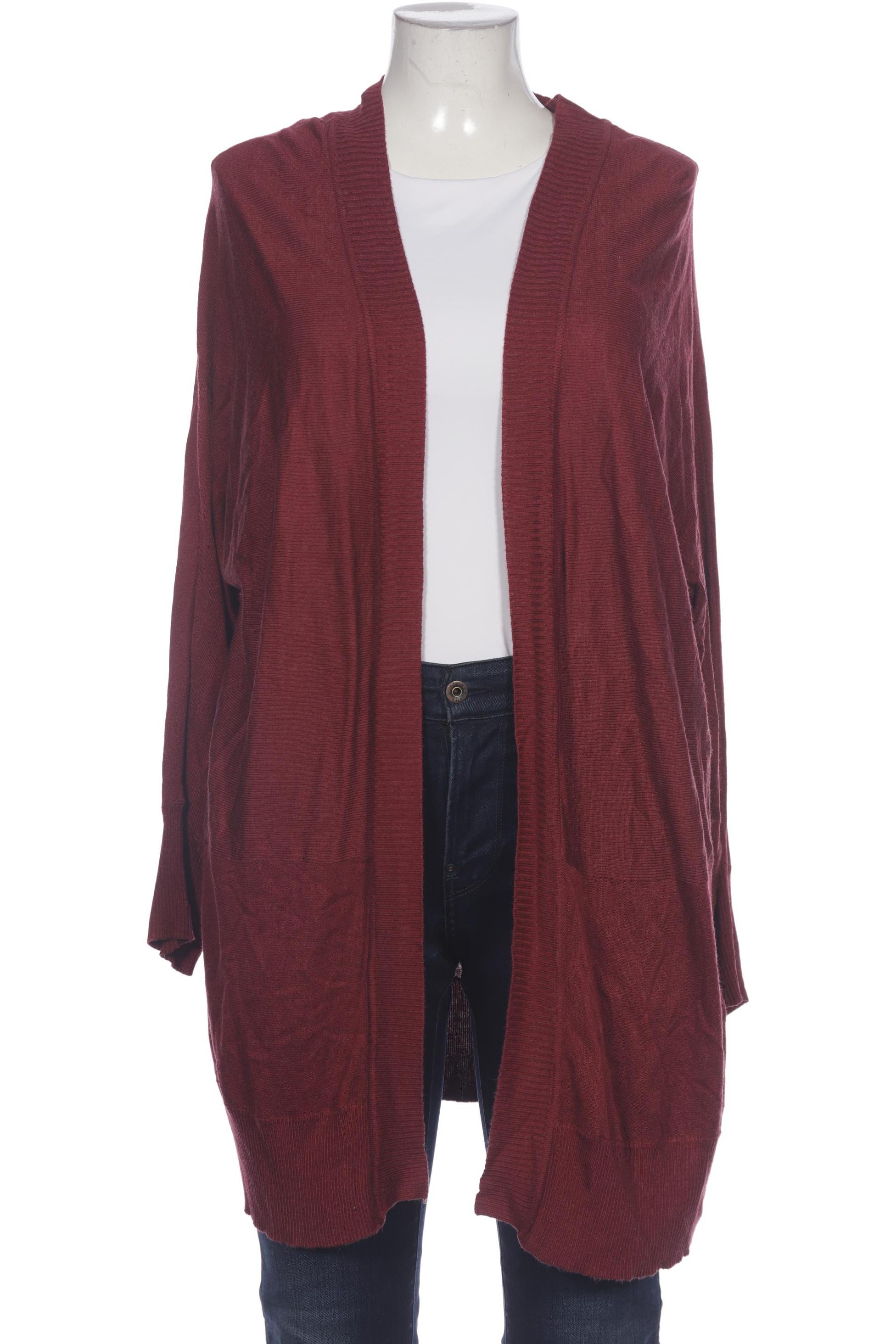 

sheego Damen Strickjacke, bordeaux, Gr. 48