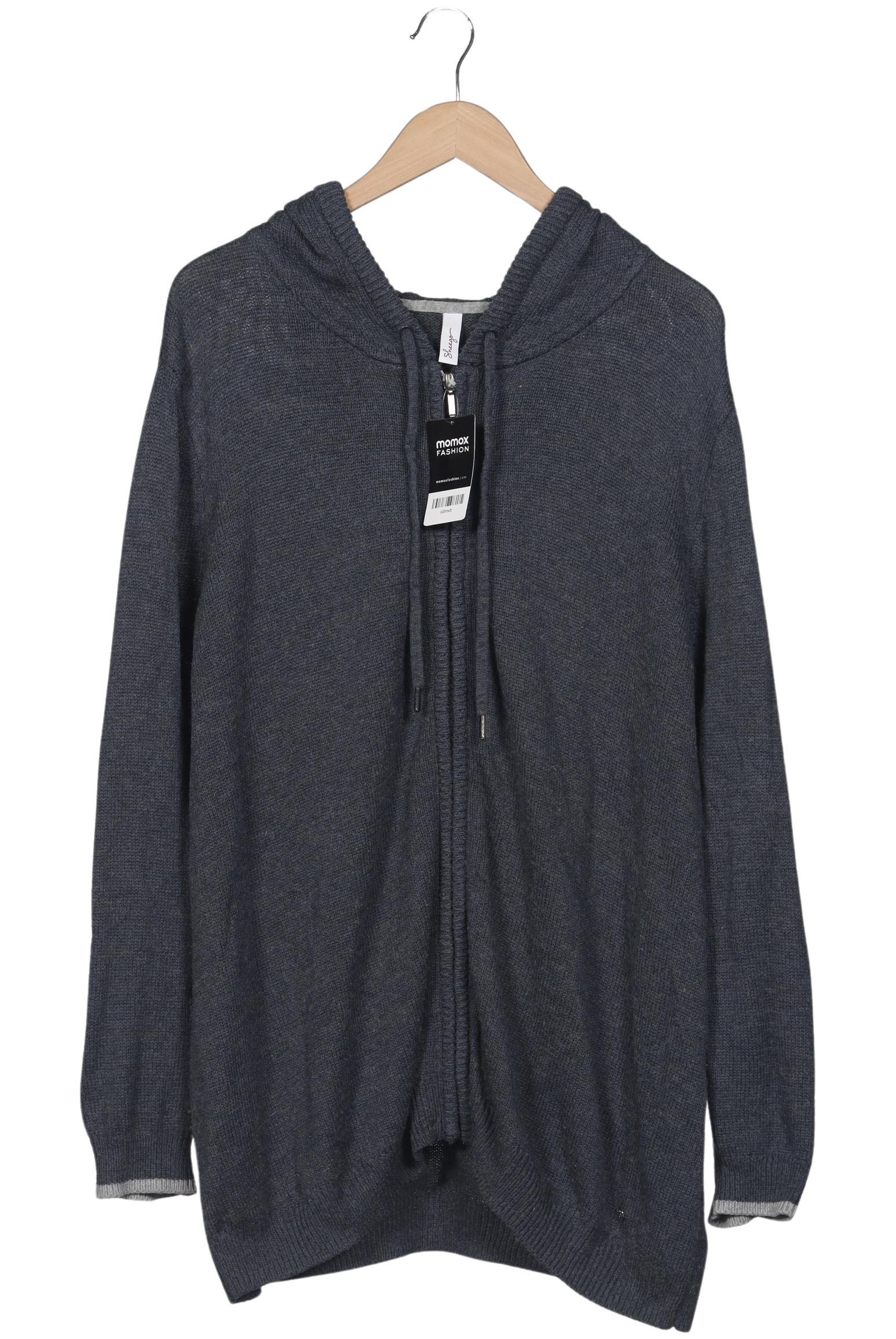

sheego Damen Strickjacke, marineblau, Gr. 44