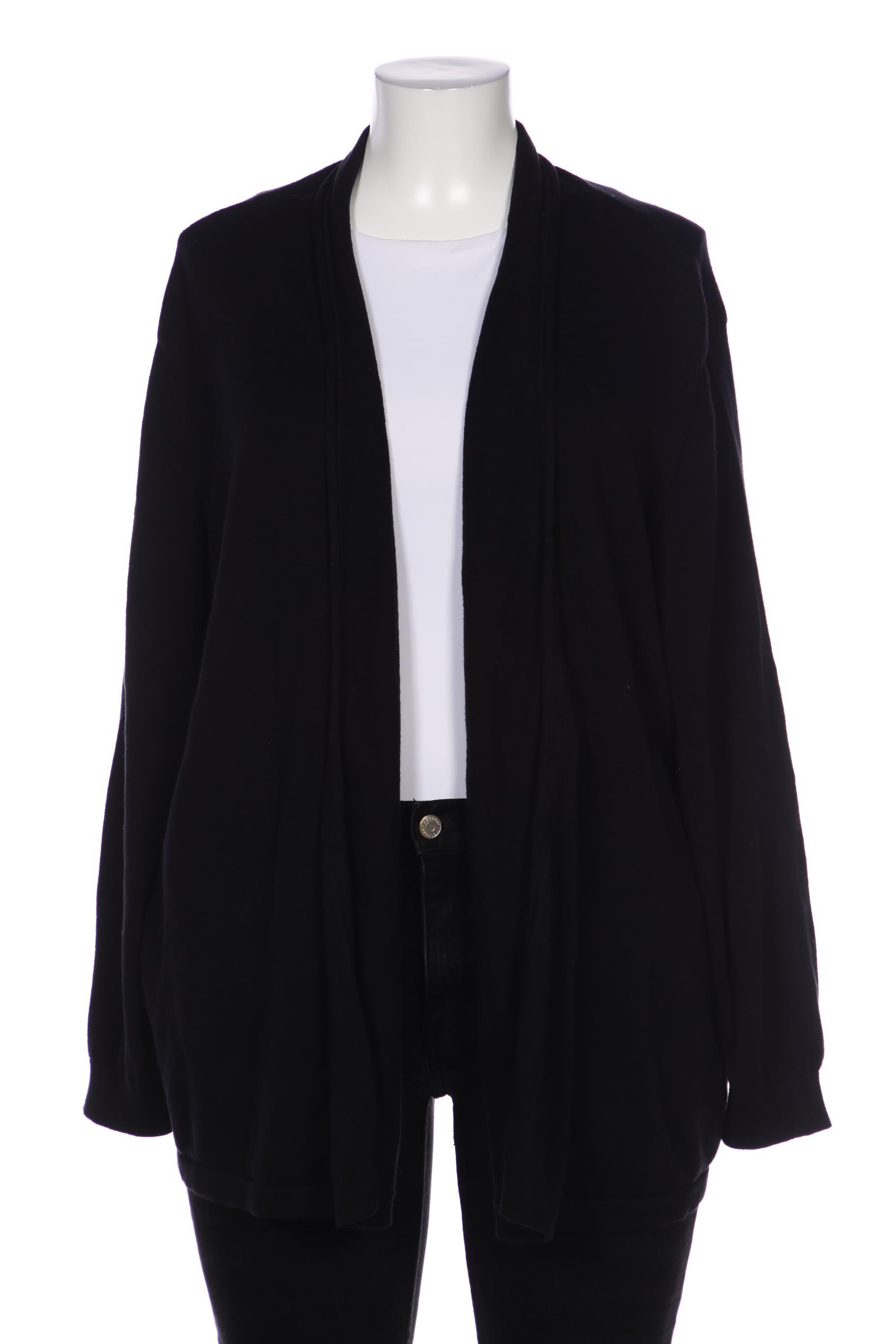 

sheego Damen Strickjacke, schwarz