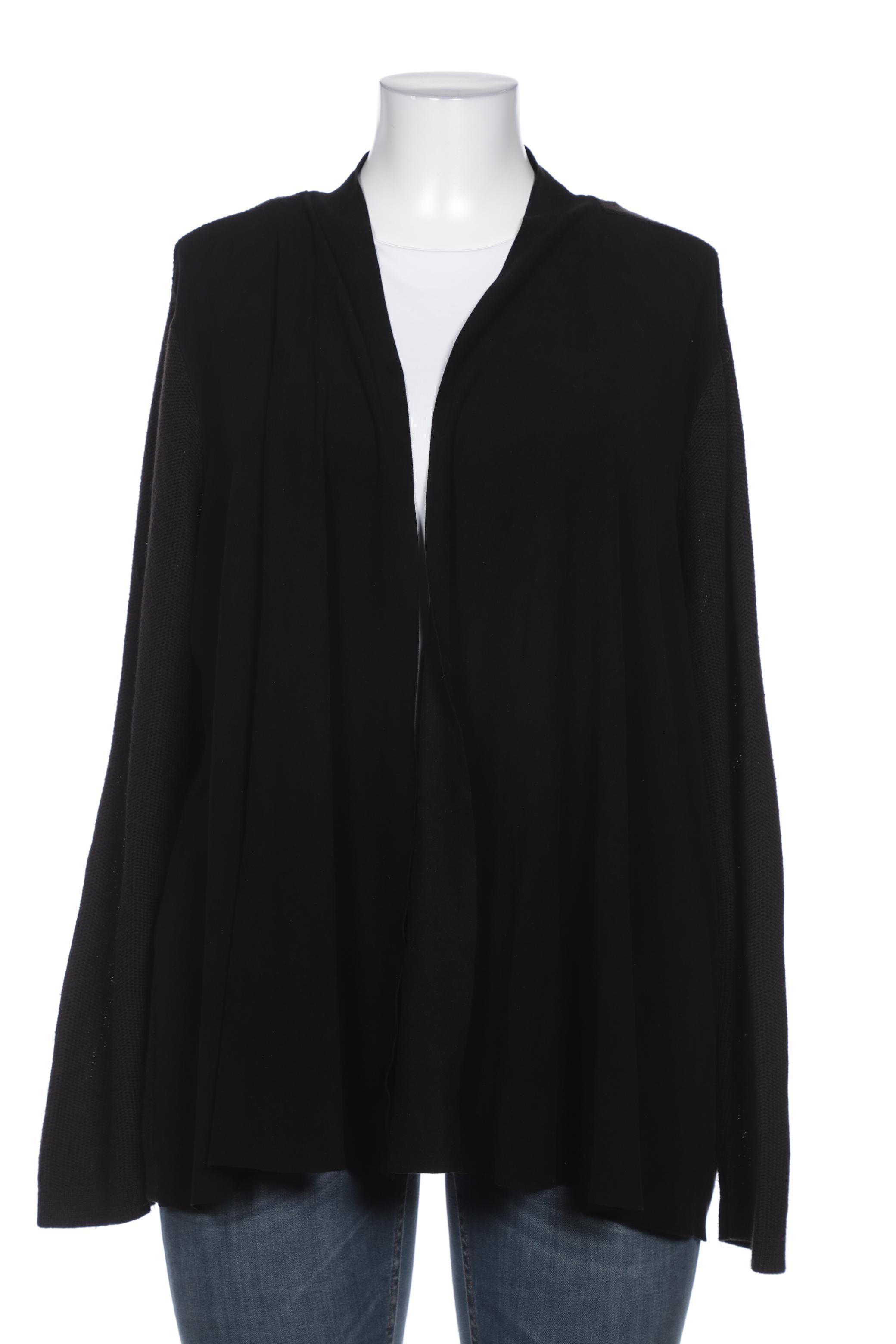 

sheego Damen Strickjacke, schwarz