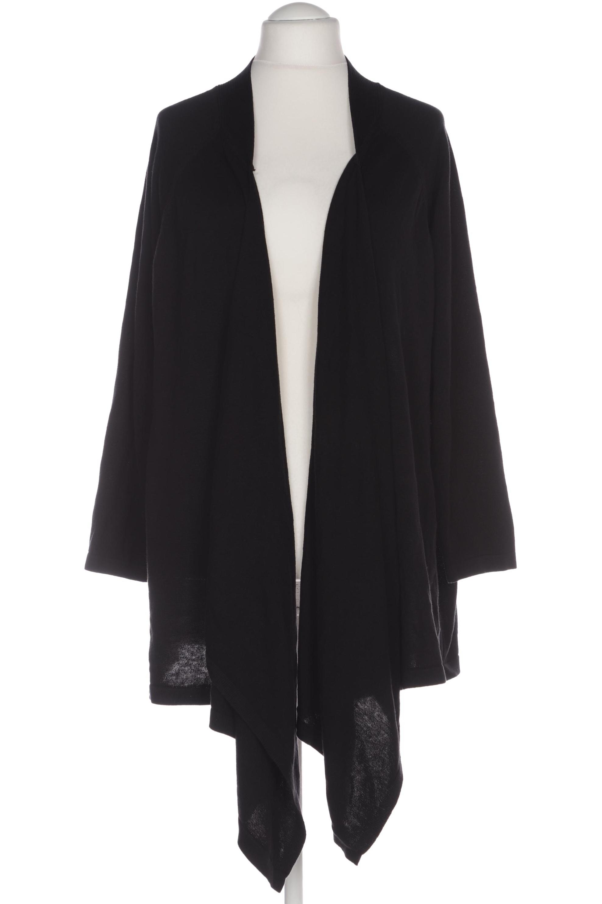 

sheego Damen Strickjacke, schwarz, Gr. 56