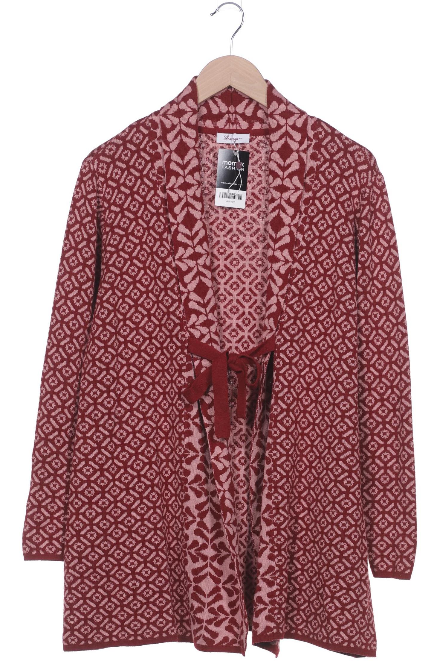 

sheego Damen Strickjacke, rot