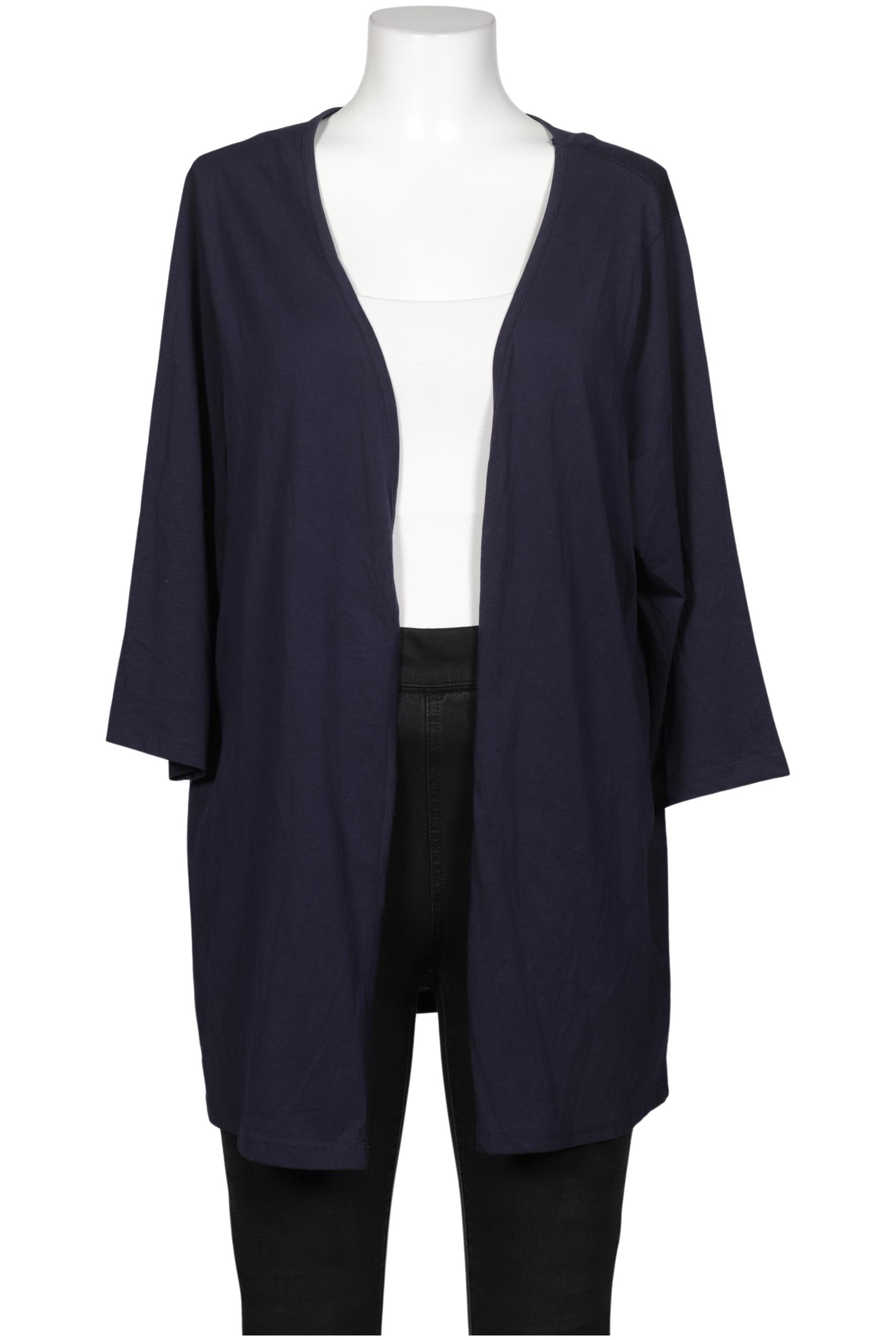 

sheego Damen Strickjacke, marineblau, Gr. 52