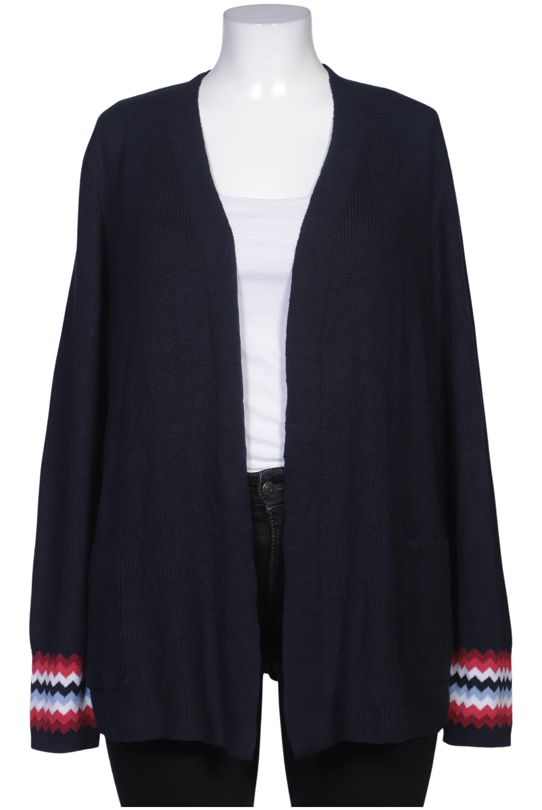 

sheego Damen Strickjacke, marineblau, Gr. 48