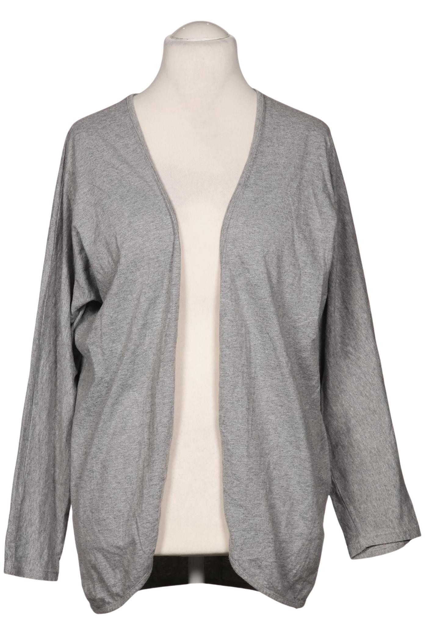 

sheego Damen Strickjacke, grau, Gr. 40