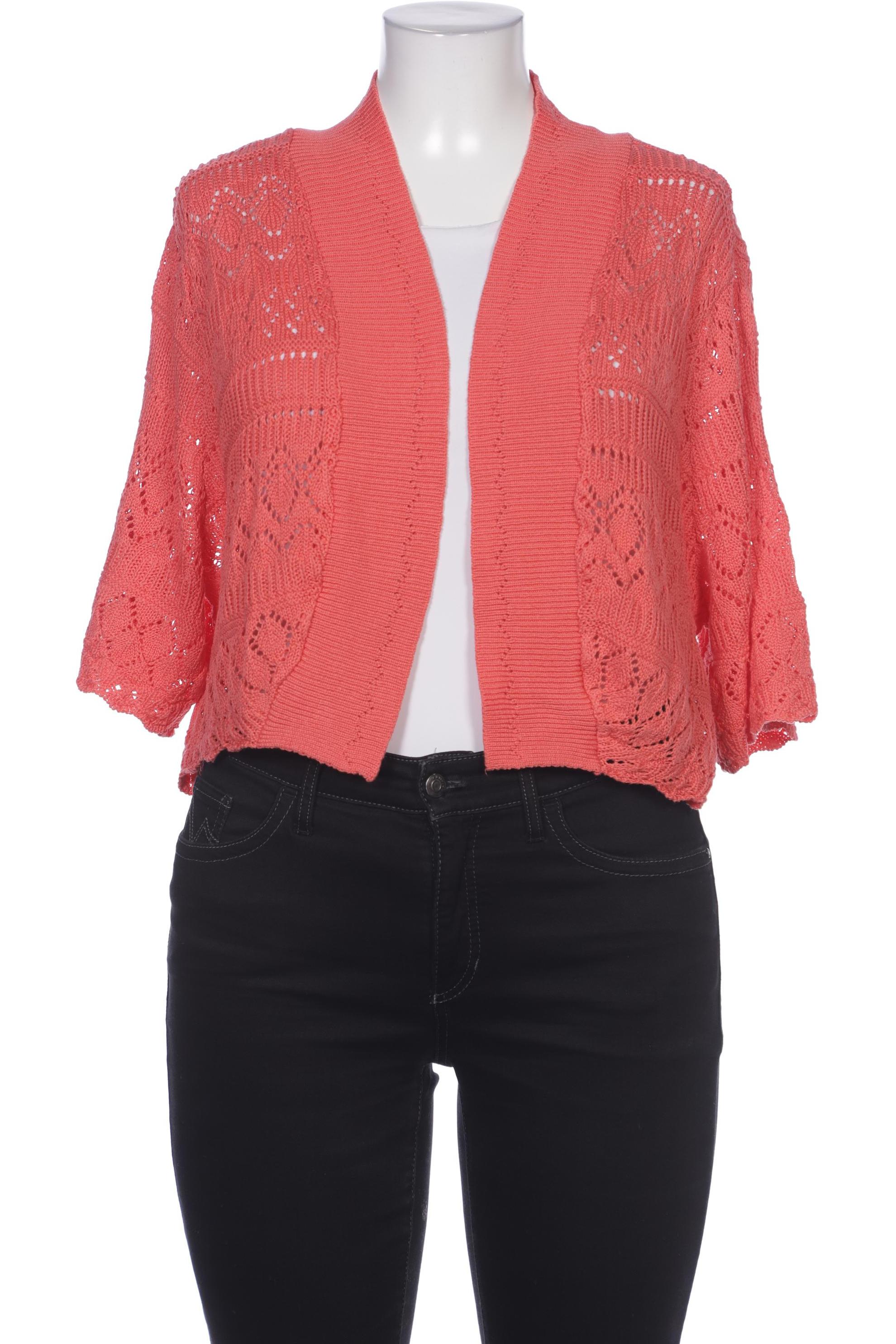 

sheego Damen Strickjacke, pink, Gr. 52