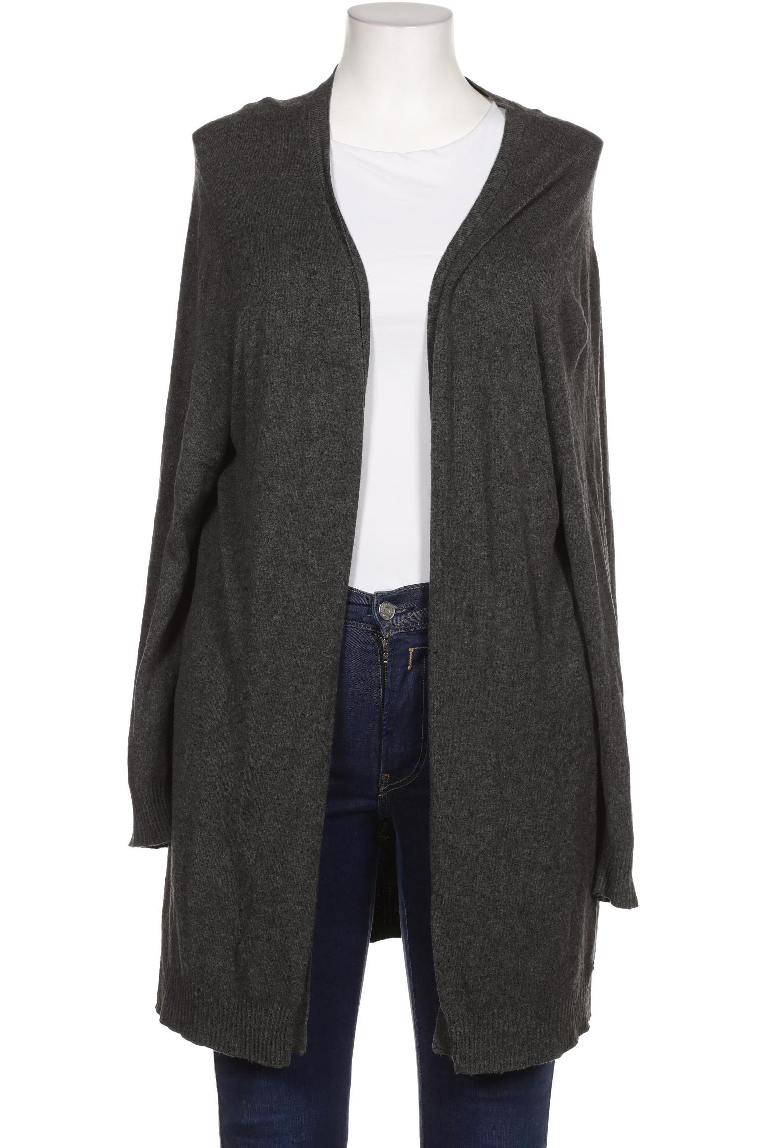 

sheego Damen Strickjacke, grau, Gr. 44