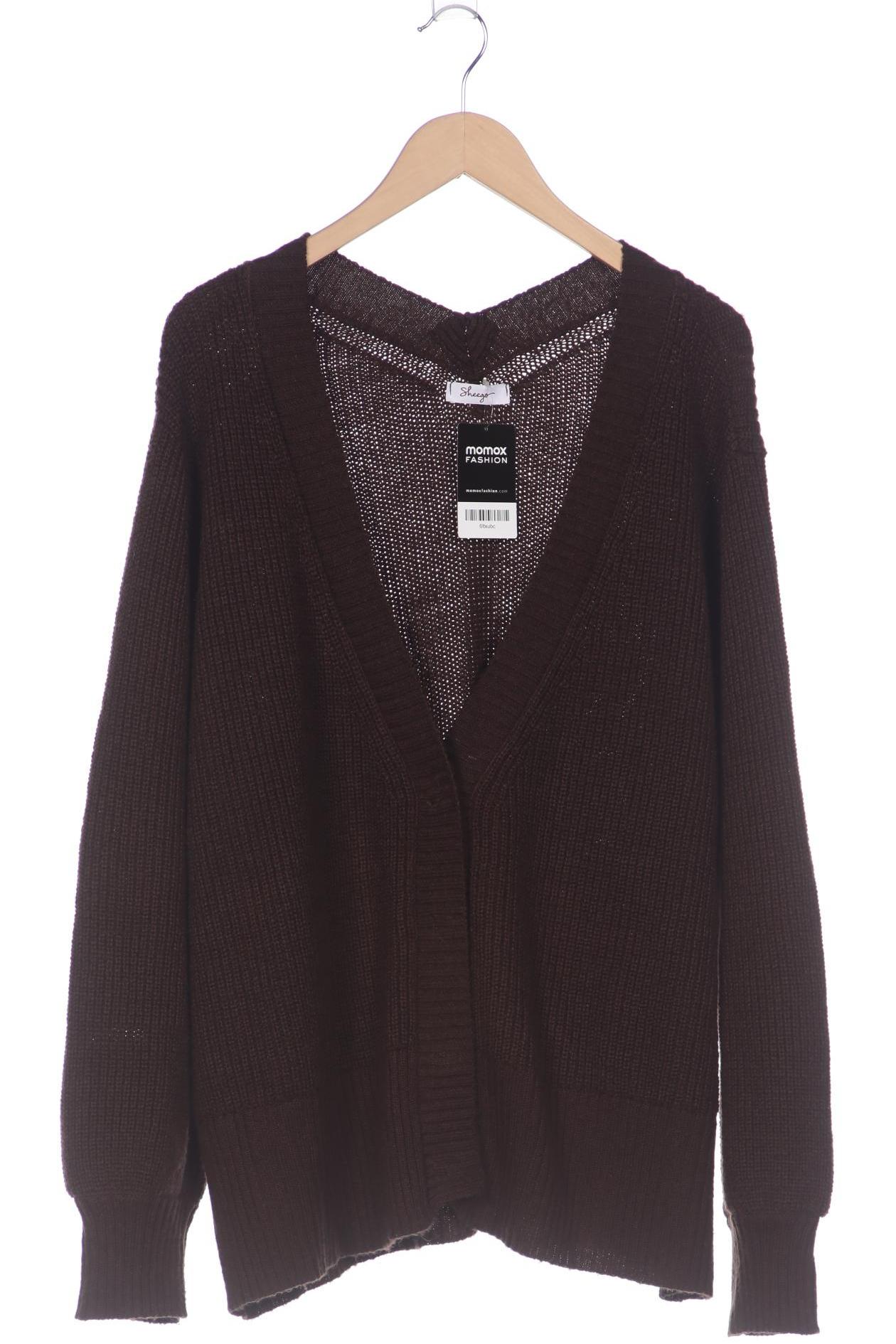 

sheego Damen Strickjacke, grün, Gr. 48