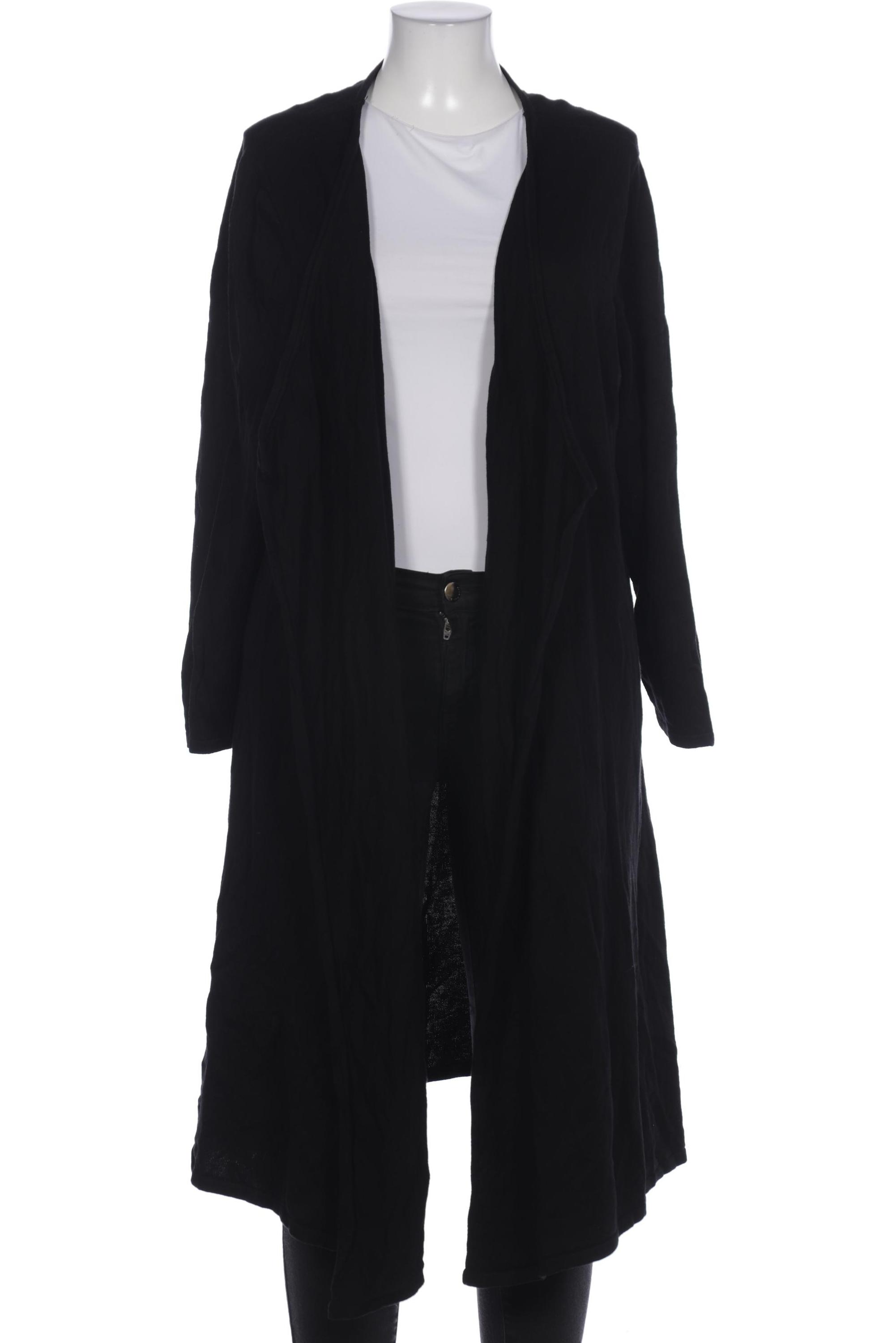 

sheego Damen Strickjacke, schwarz, Gr. 48