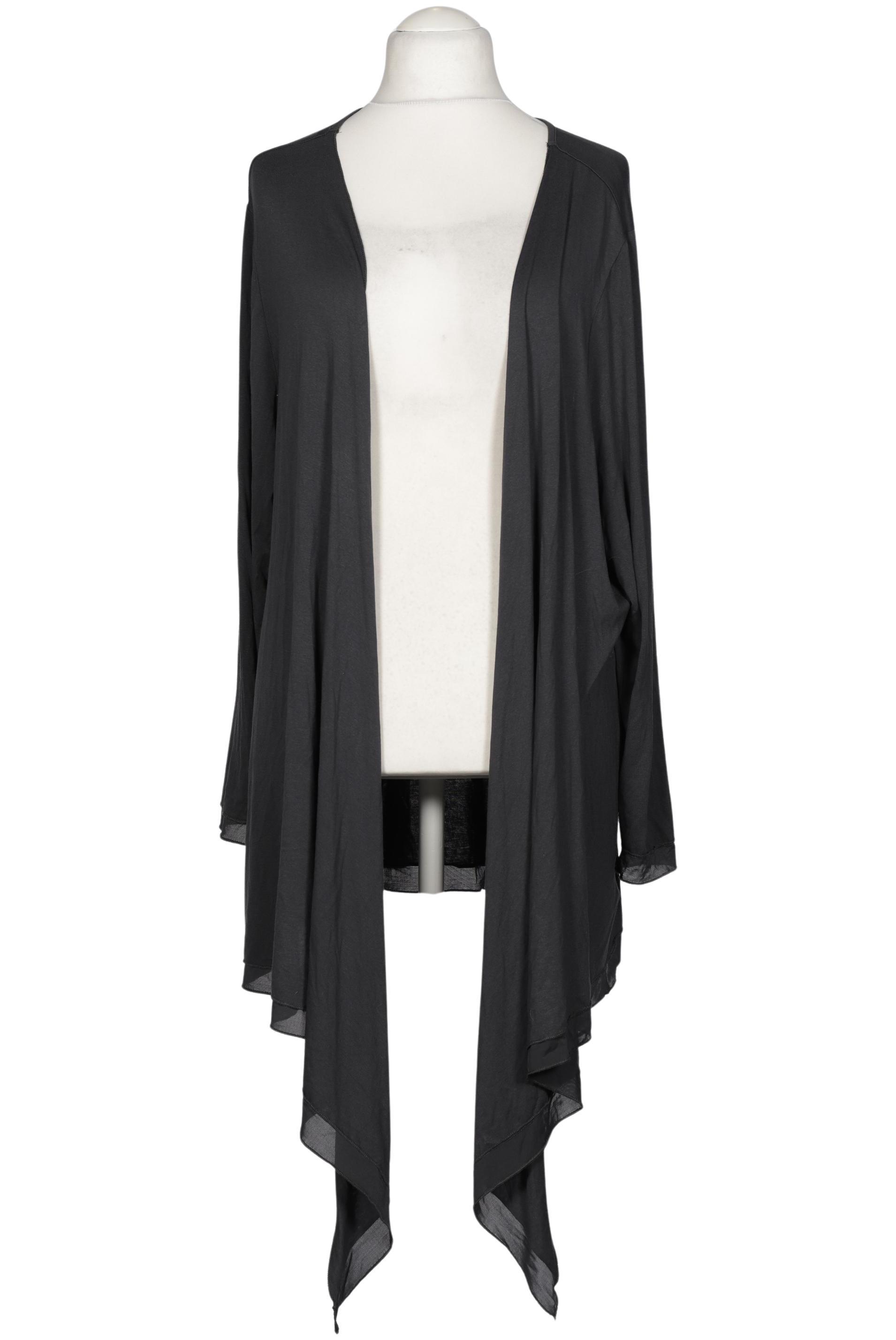 

sheego Damen Strickjacke, grau, Gr. 52