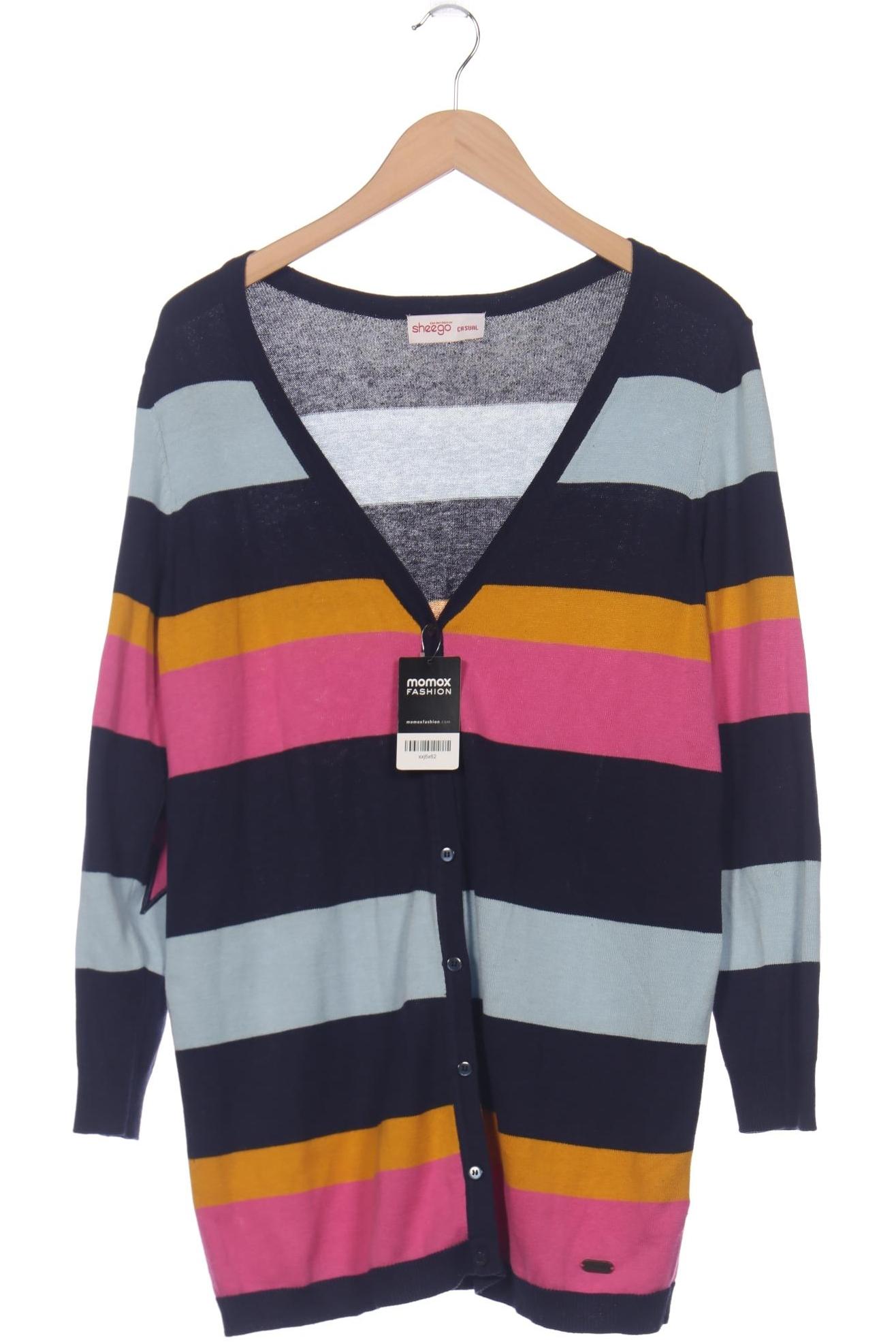 

sheego Damen Strickjacke, mehrfarbig, Gr. 40