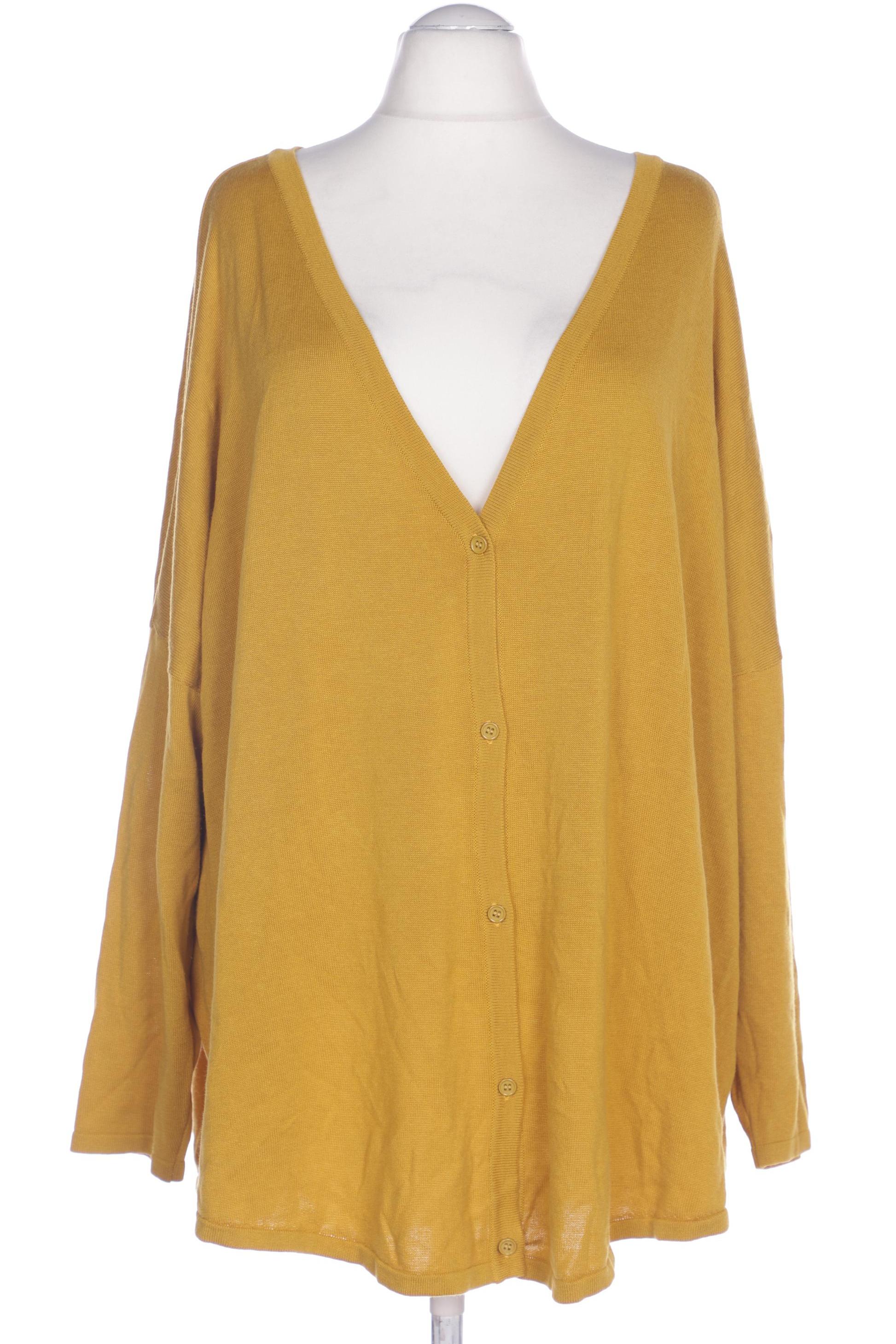 

sheego Damen Strickjacke, orange
