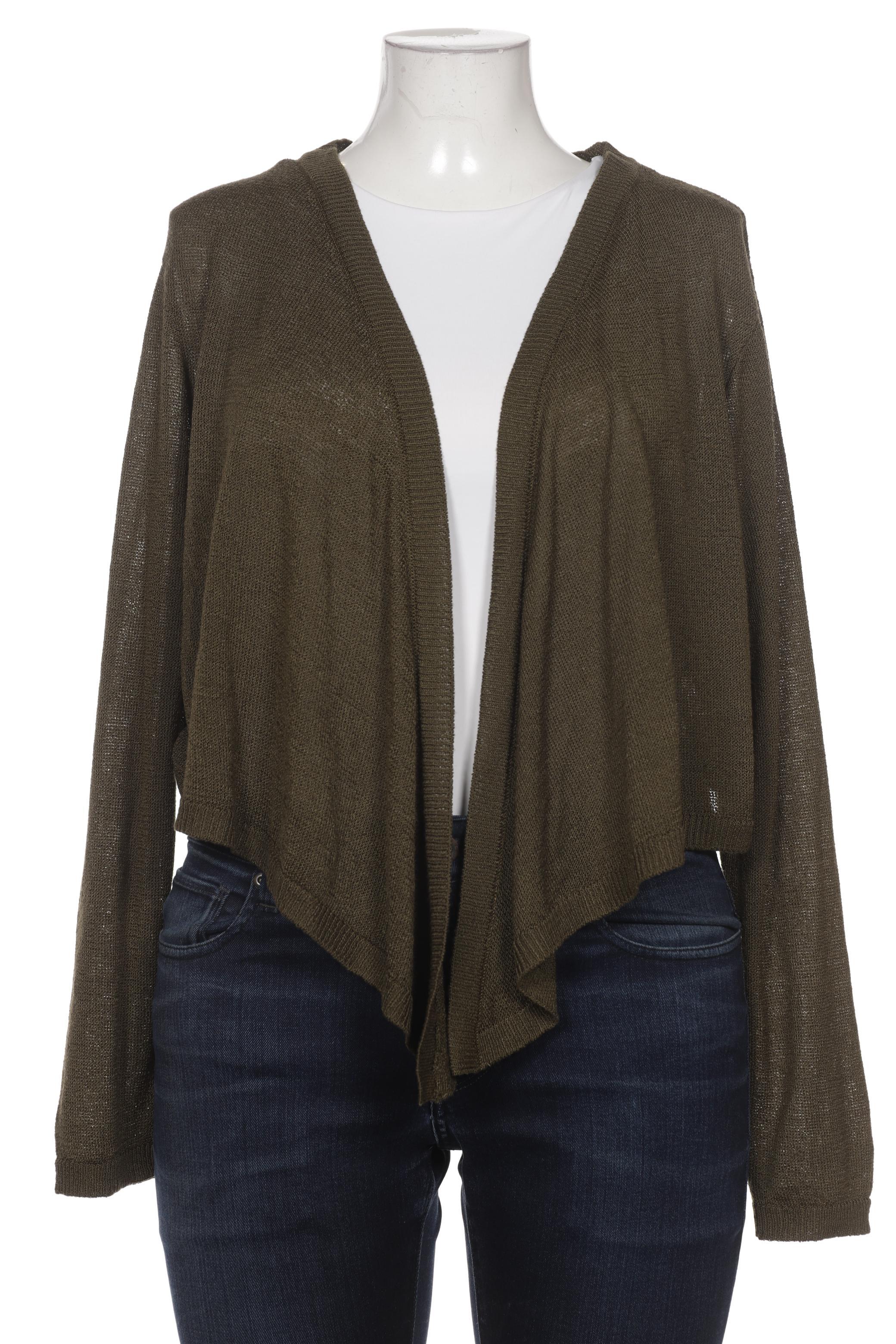 

sheego Damen Strickjacke, grün, Gr. 44