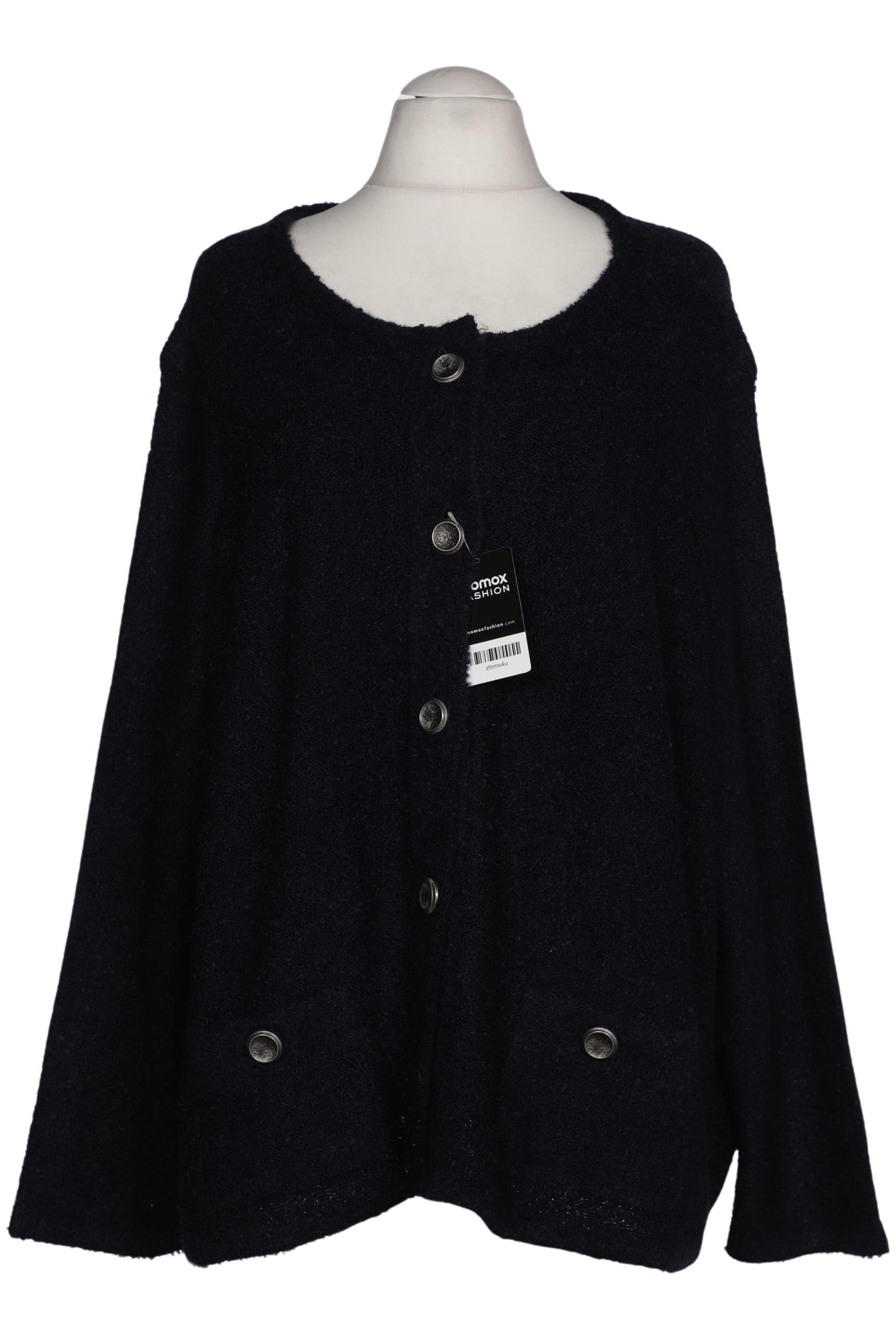 

sheego Damen Strickjacke, marineblau, Gr. 56