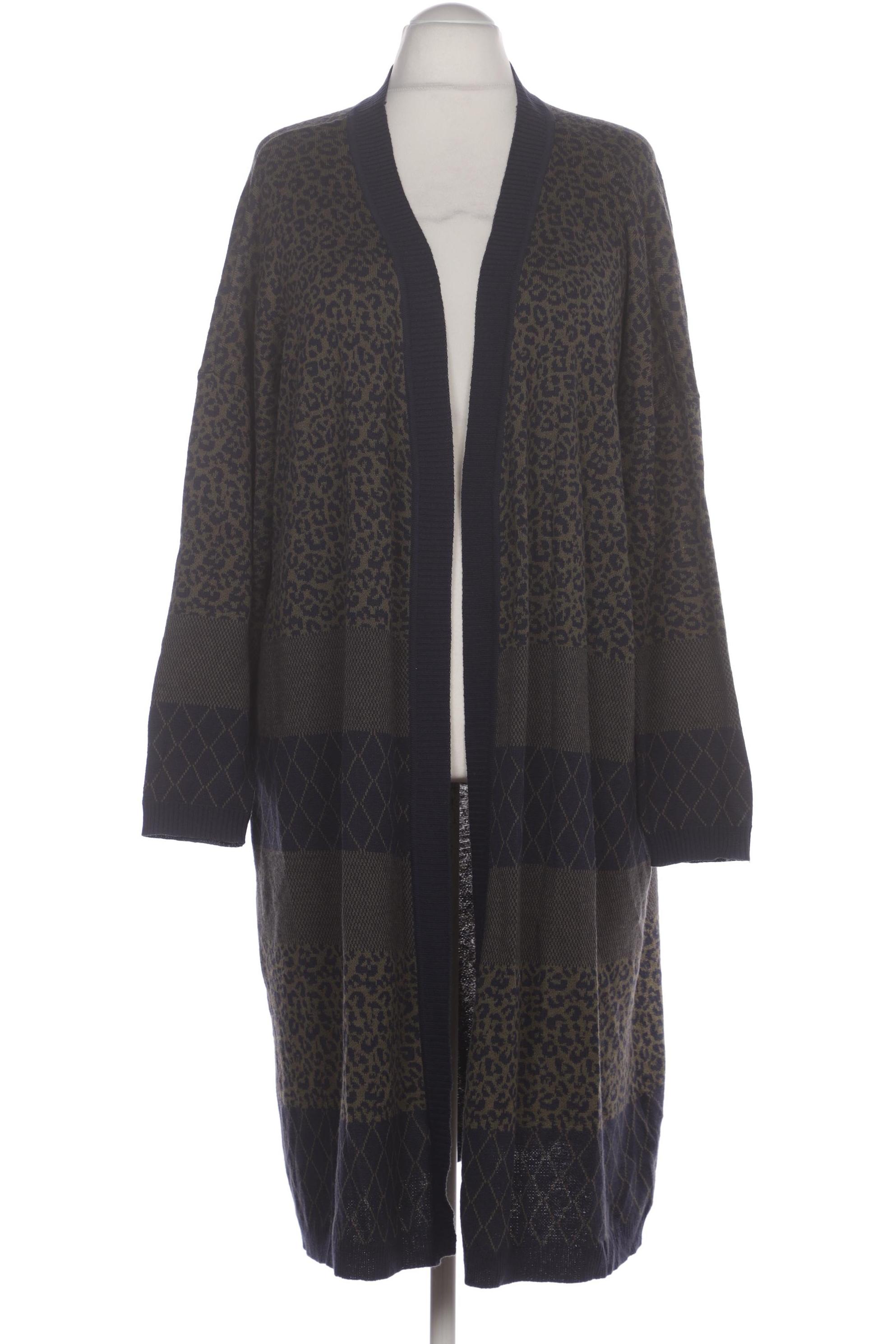 

sheego Damen Strickjacke, grün, Gr. 52