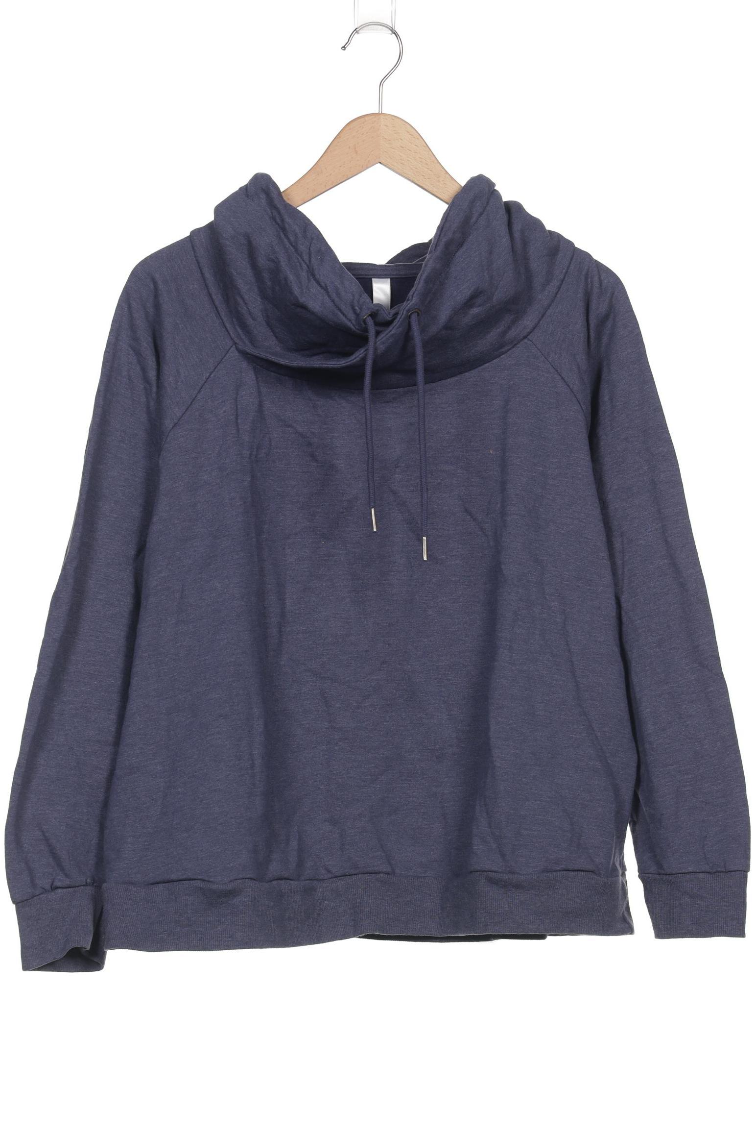 

sheego Damen Sweatshirt, blau, Gr. 46