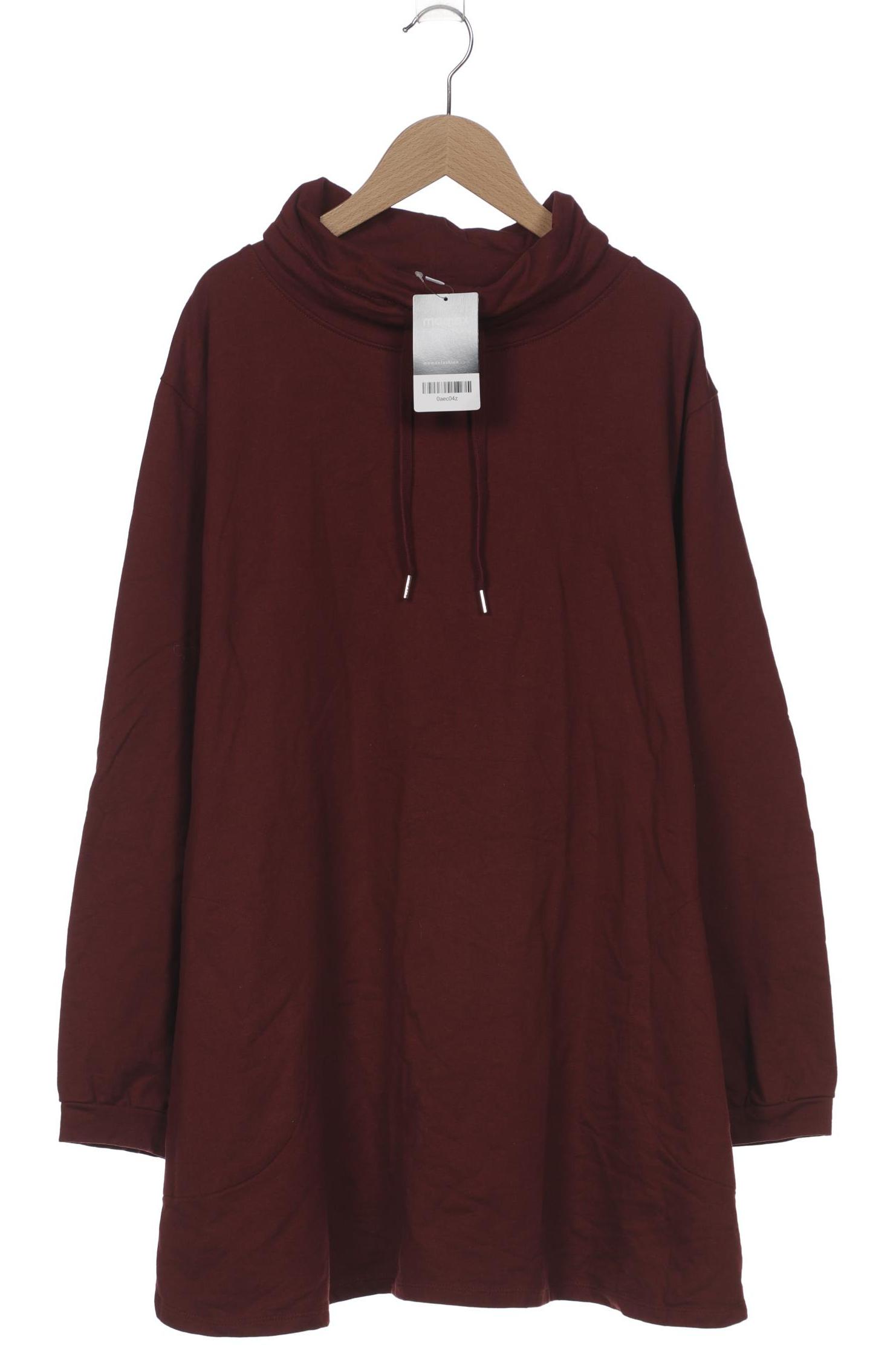 

sheego Damen Sweatshirt, bordeaux, Gr. 52