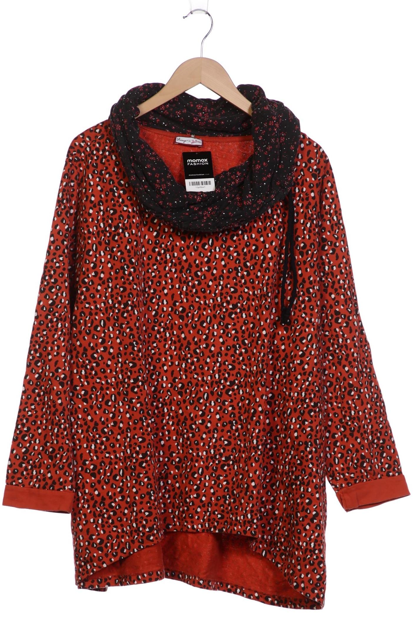 

sheego Damen Sweatshirt, rot, Gr. 56