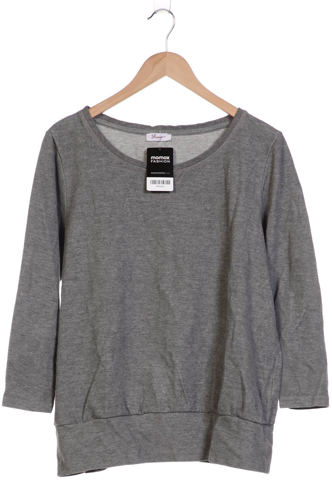 

sheego Damen Sweatshirt, grau, Gr. 44