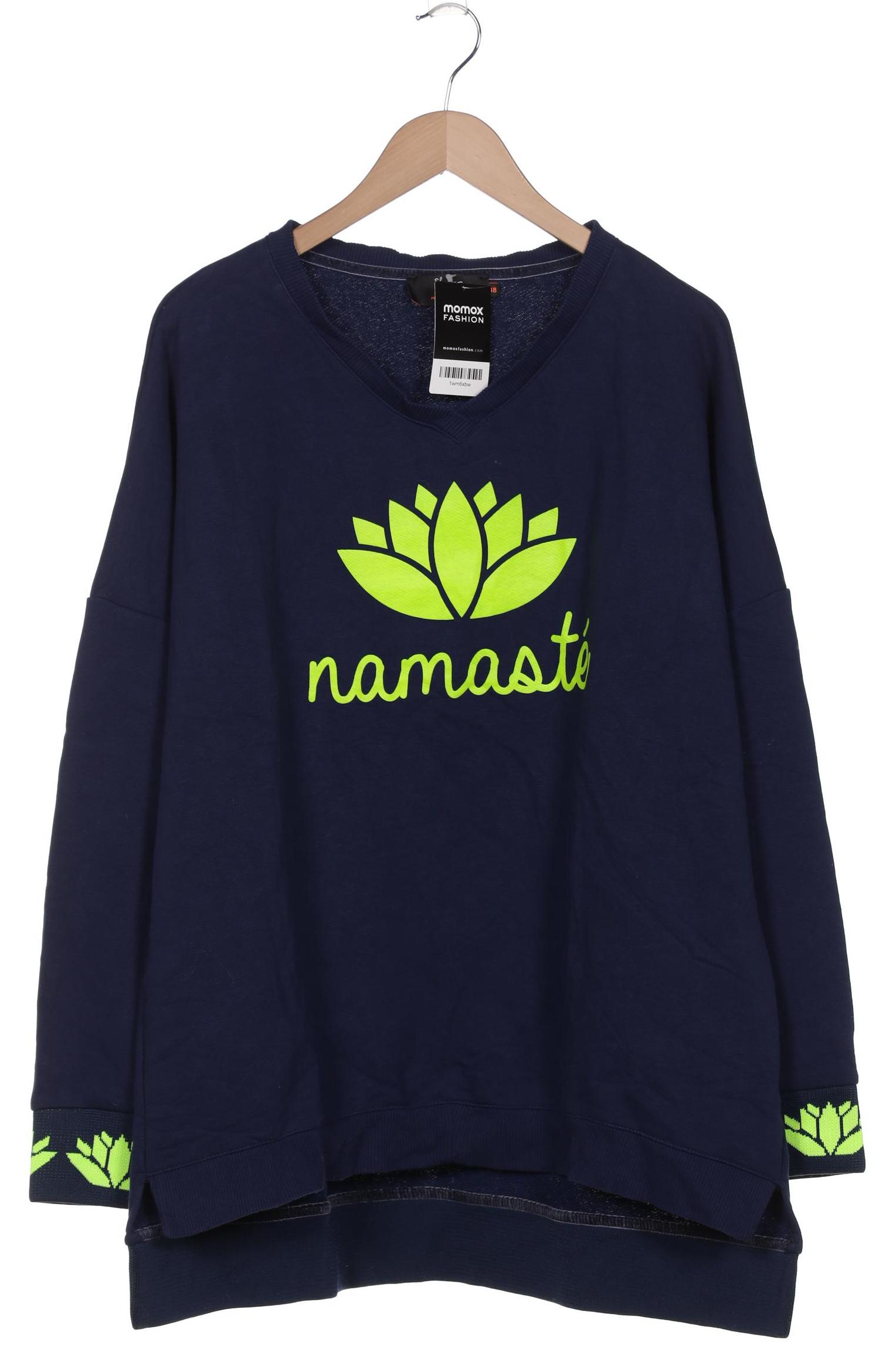 

sheego Damen Sweatshirt, marineblau, Gr. 48