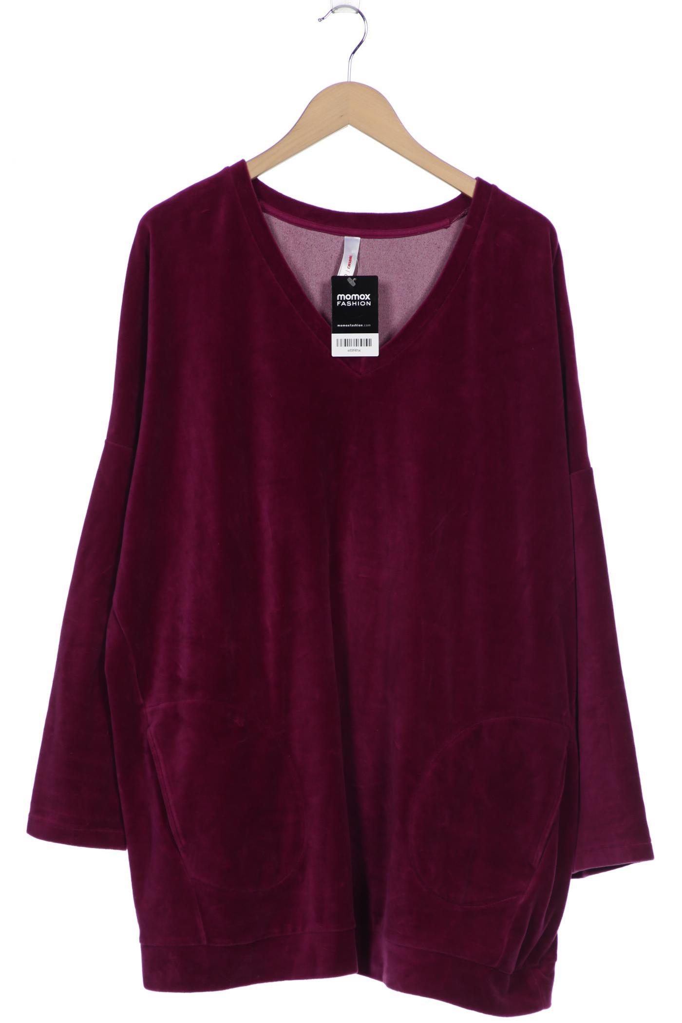 

sheego Damen Sweatshirt, bordeaux