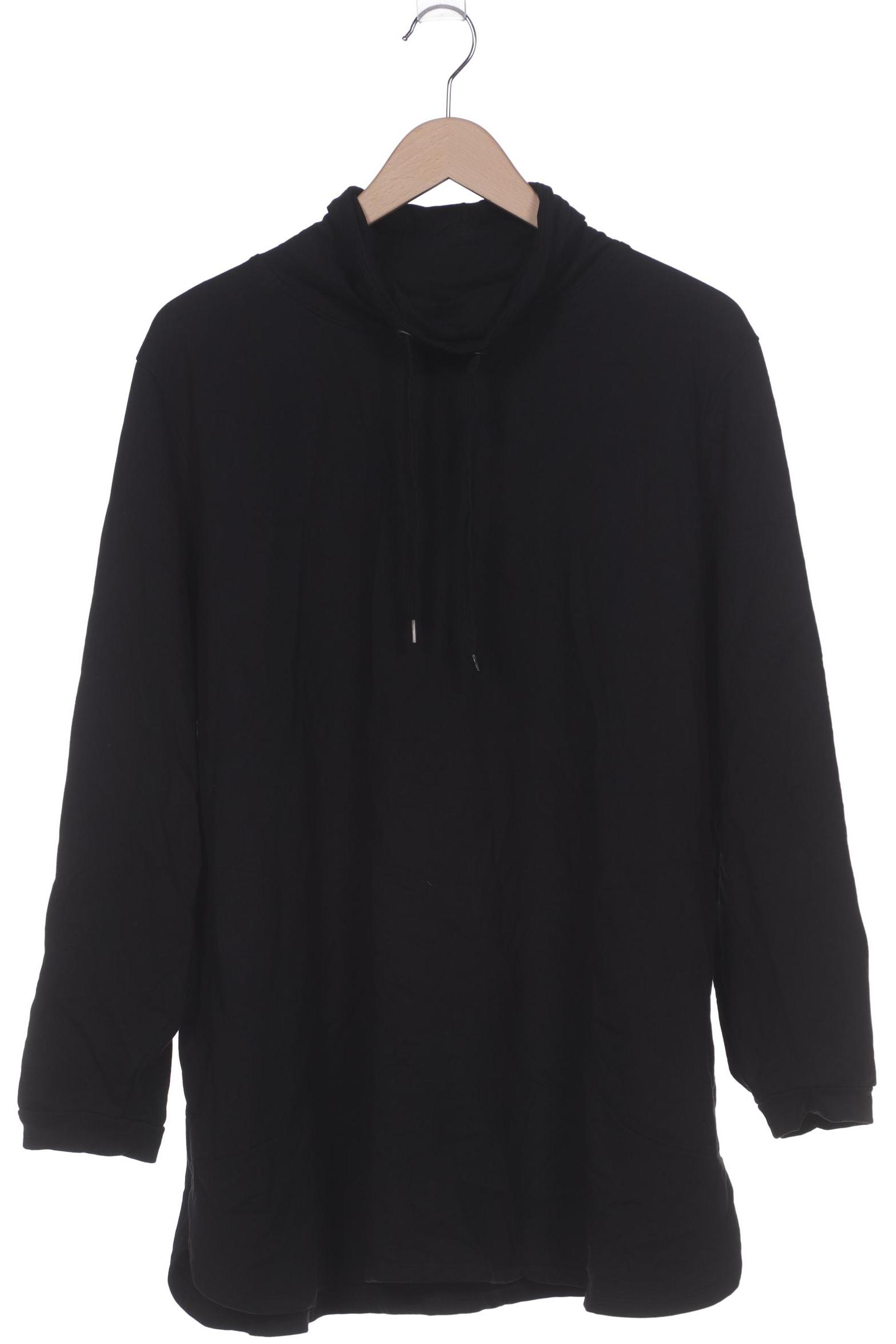 

sheego Damen Sweatshirt, schwarz, Gr. 48