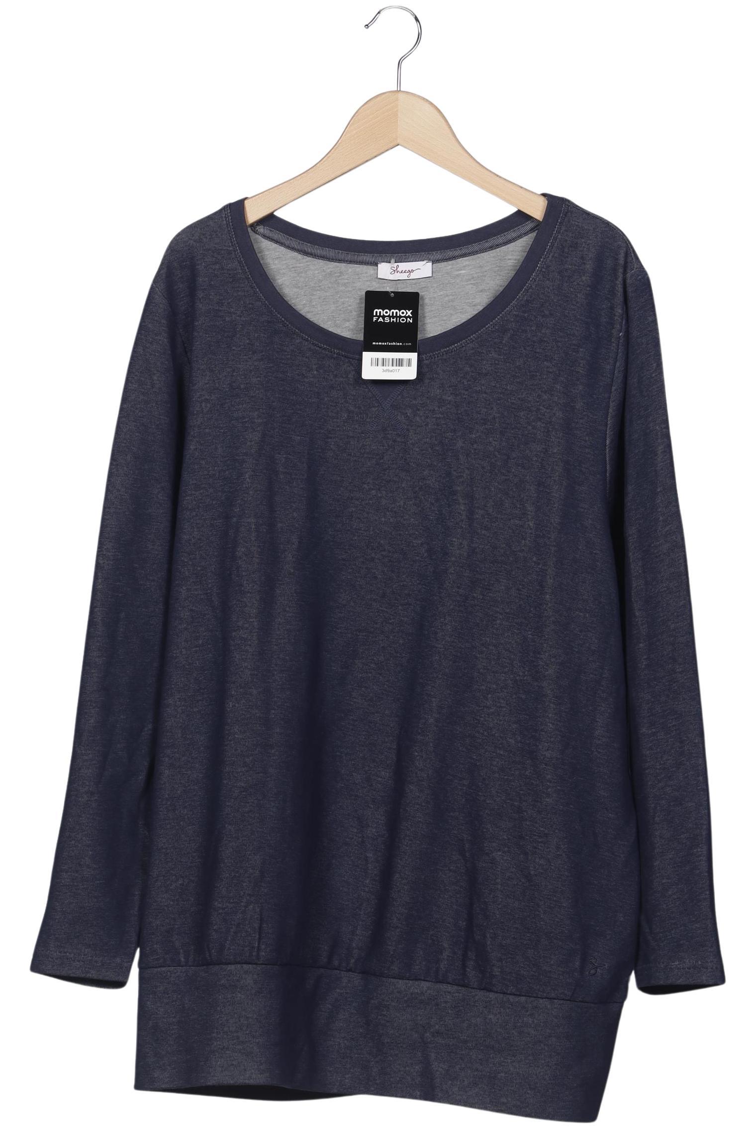 

sheego Damen Sweatshirt, marineblau, Gr. 48