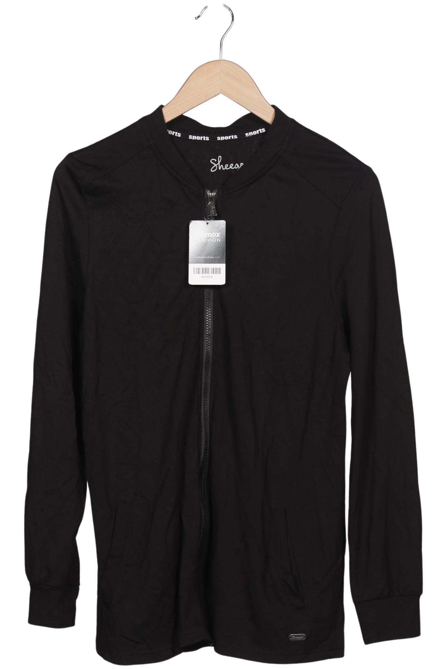 

sheego Damen Sweatshirt, schwarz, Gr. 42