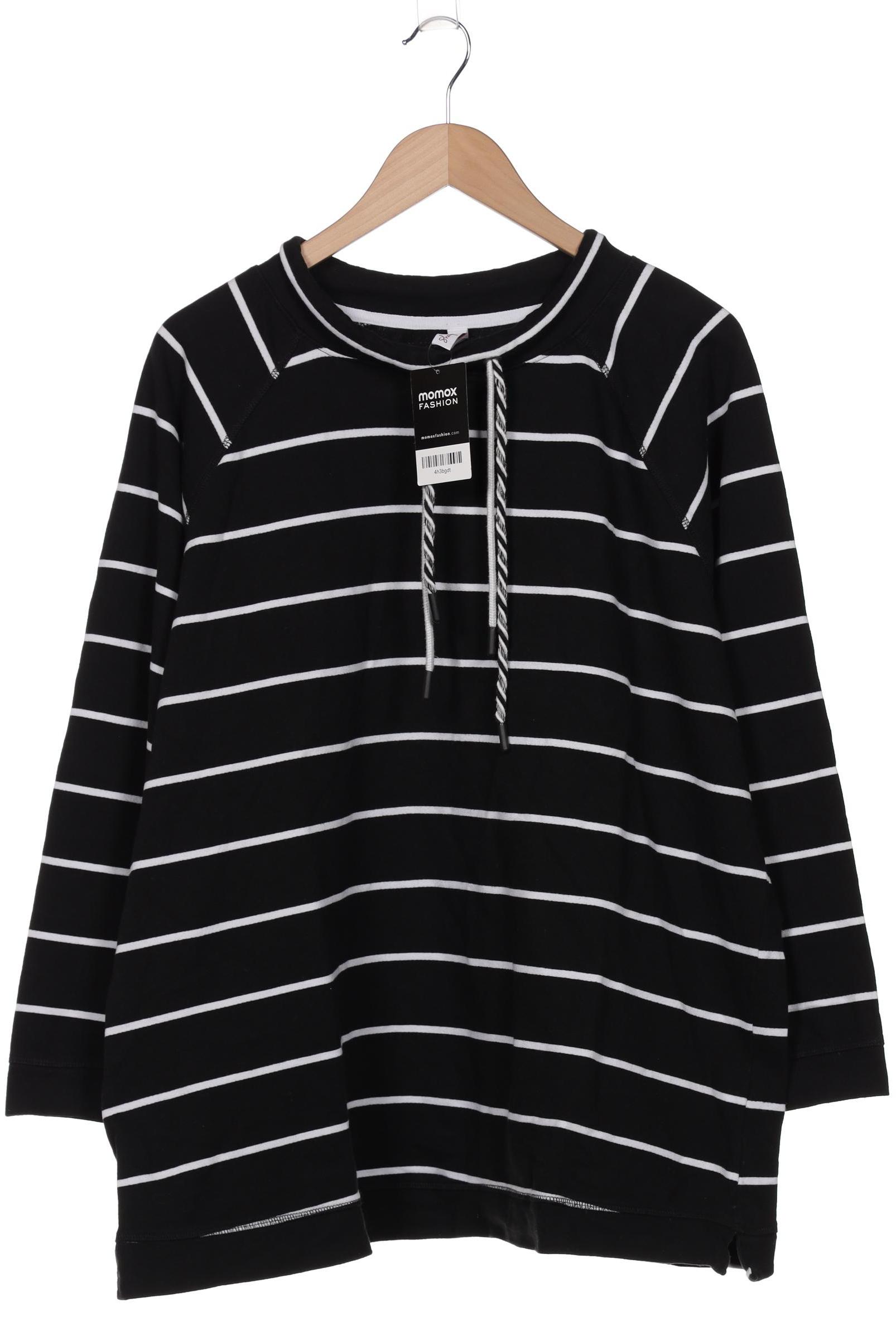 

sheego Damen Sweatshirt, schwarz, Gr. 48