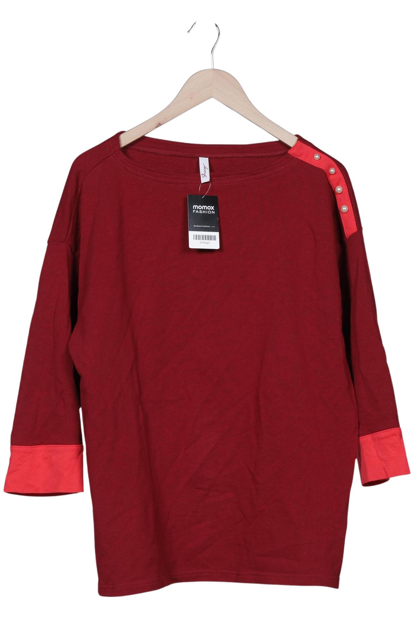 

sheego Damen Sweatshirt, rot, Gr. 44
